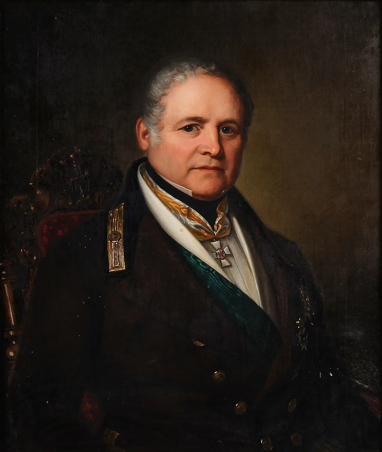 Portrait of Eric af Edholm (1777–1856) – memorial page
