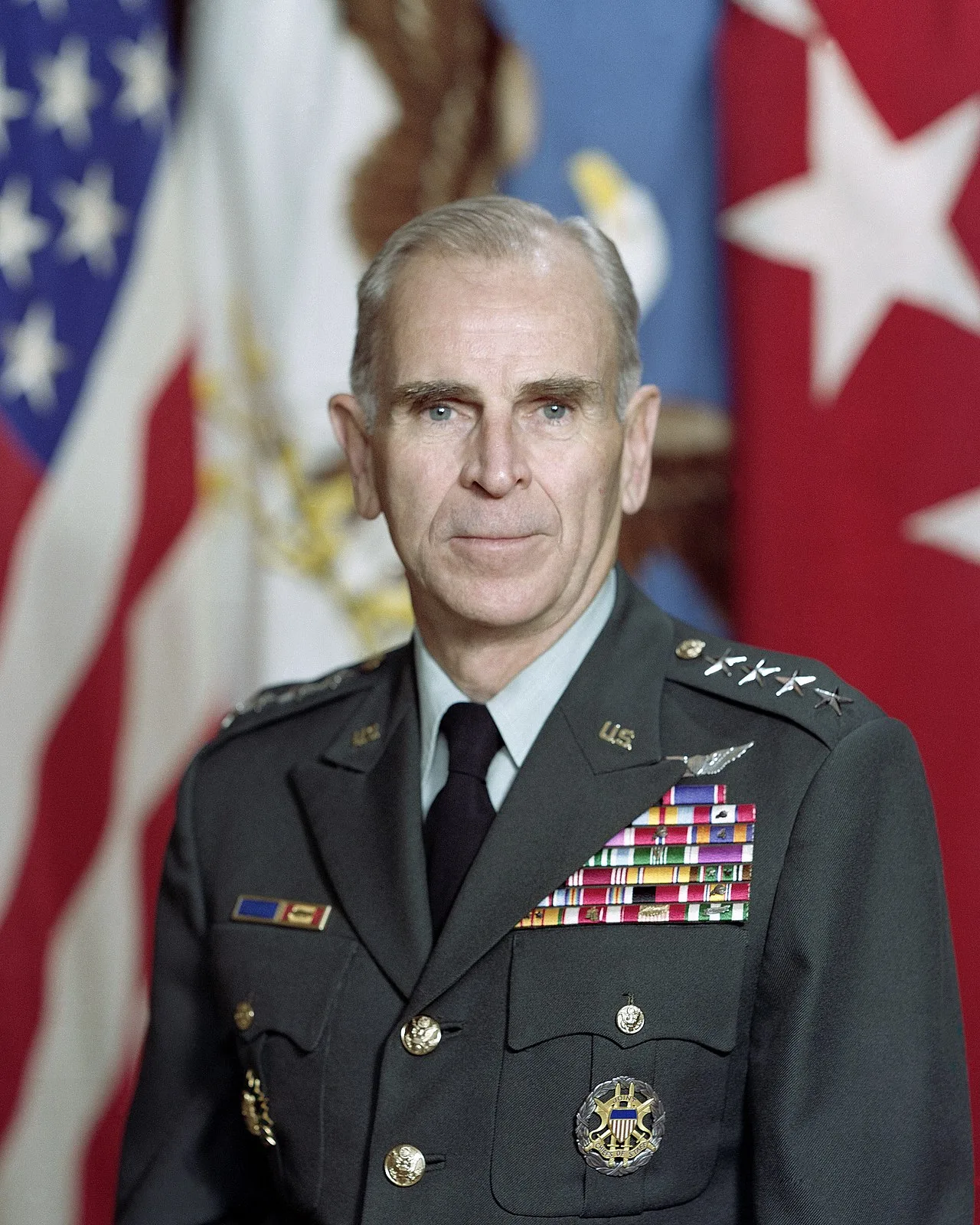 Portrait of John W. Vessey junior (1922–2016) – memorial page