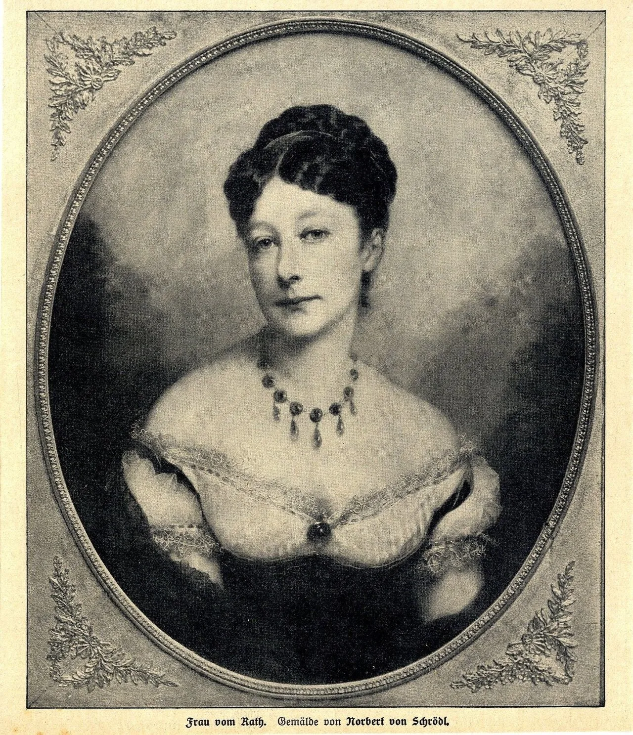 Porträt von Anna vom Rath (1839–1918) – Gedenkseite