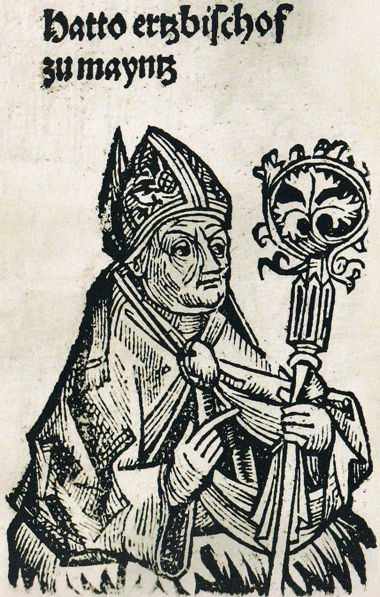 Portrait of Hatto I. (850–913) – memorial page
