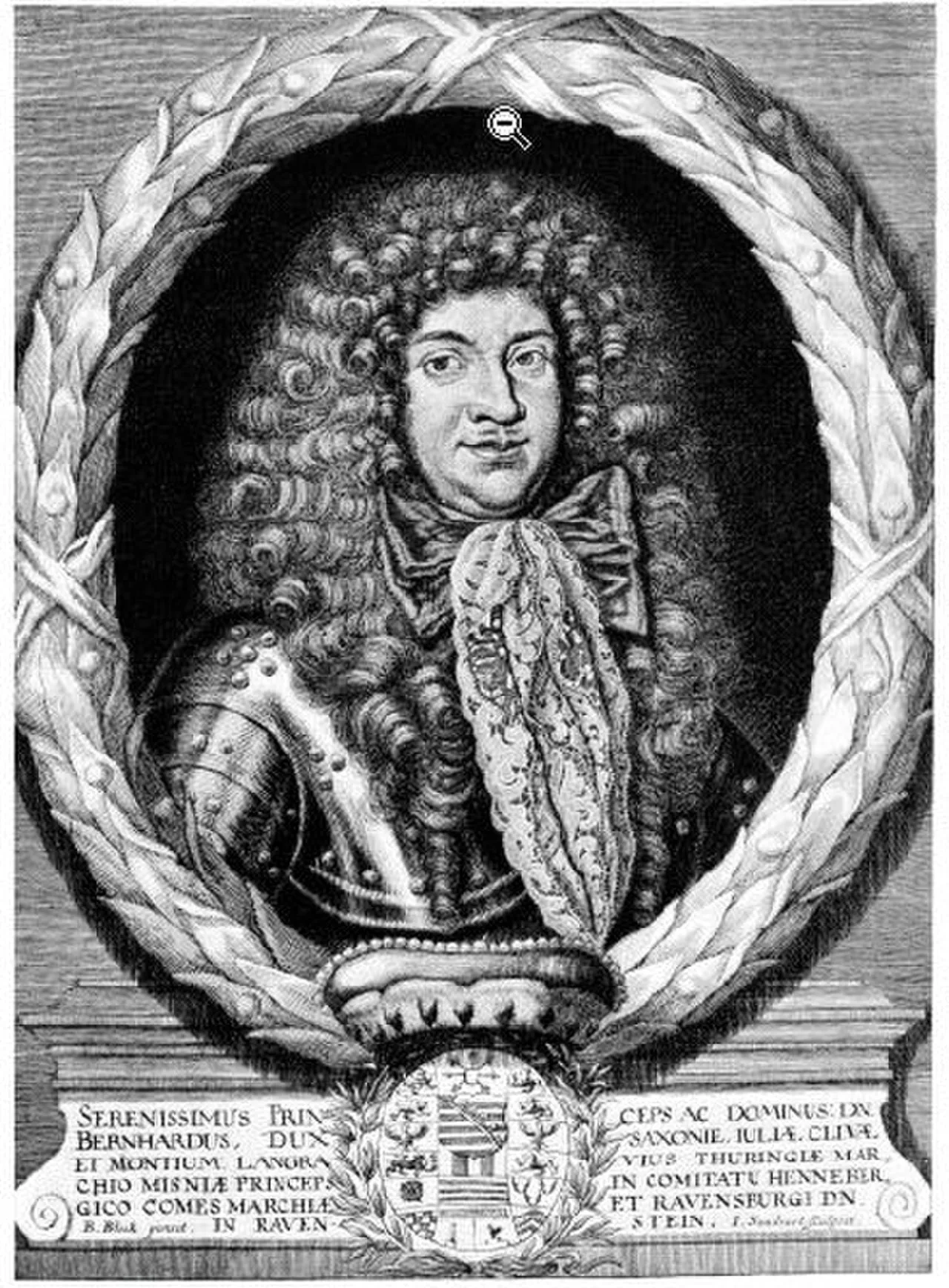Portrait of Bernhard (1638–1678) – memorial page