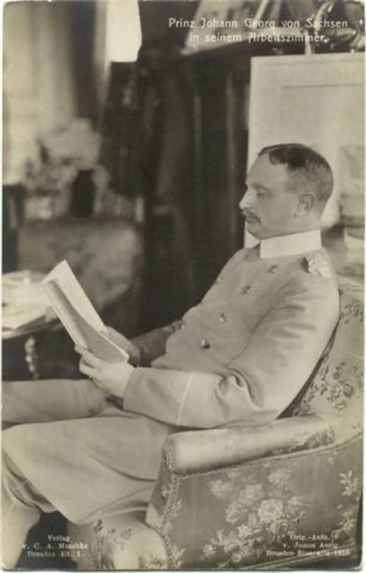 Porträt von Johann Georg von Sachsen (1869–1938) – Gedenkseite