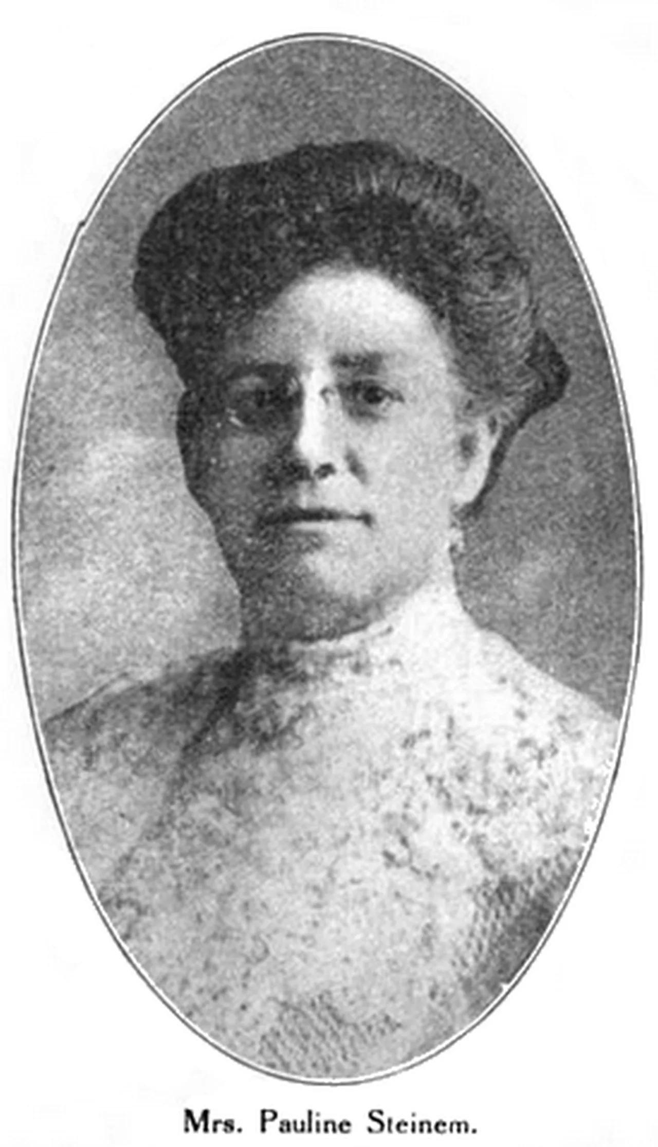 Porträt von Pauline Perlmutter Steinem (1864–1940) – Gedenkseite