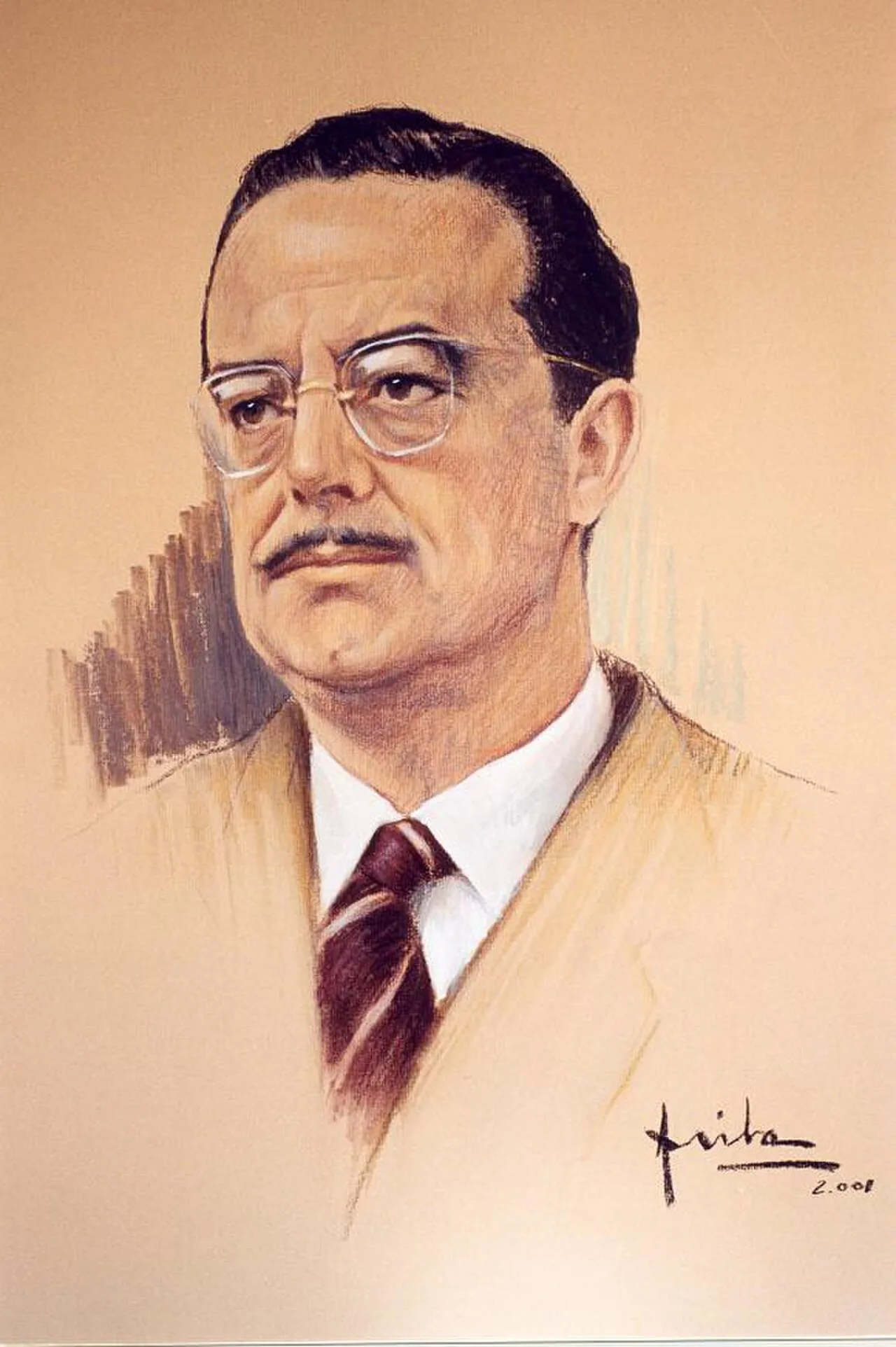 Porträt von Armando Muñoz Calero (1908–1978) – Gedenkseite