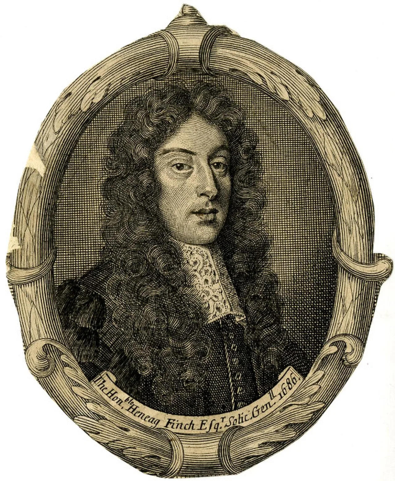 Porträt von Heneage Finch (1649–1719) – Gedenkseite