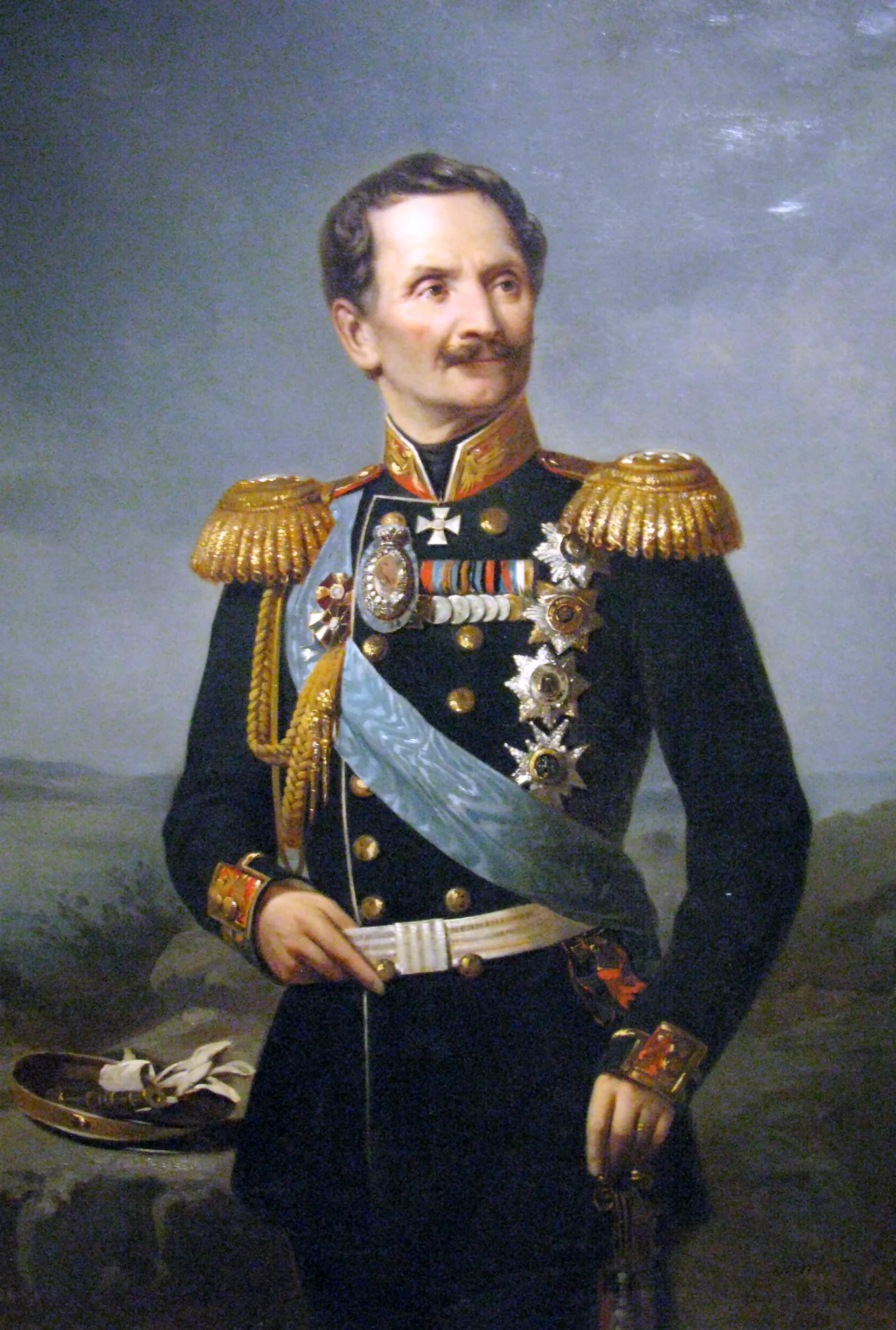 Porträt von Friedrich Wilhelm Rembert von Berg (1794–1874) – Gedenkseite