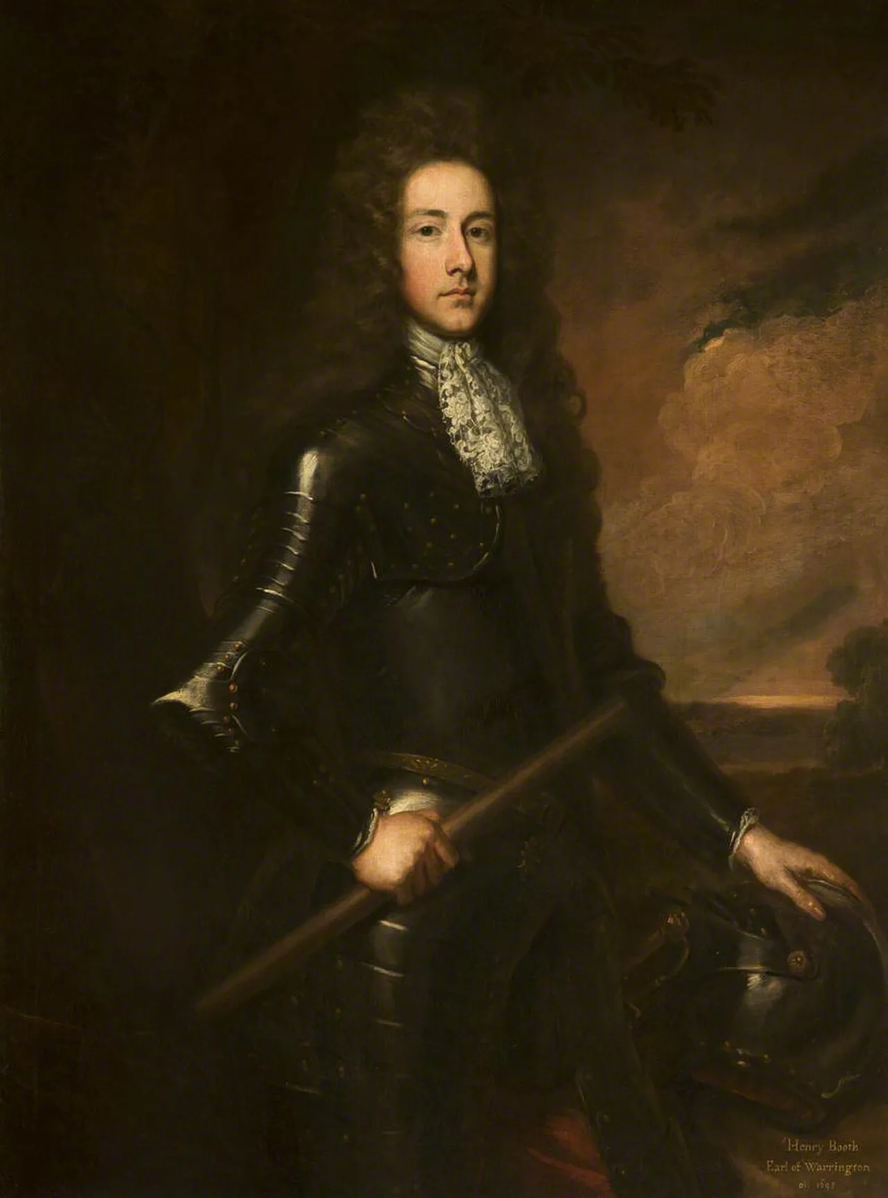 Portrait of Henry Booth Warrington (1652–1694) – memorial page