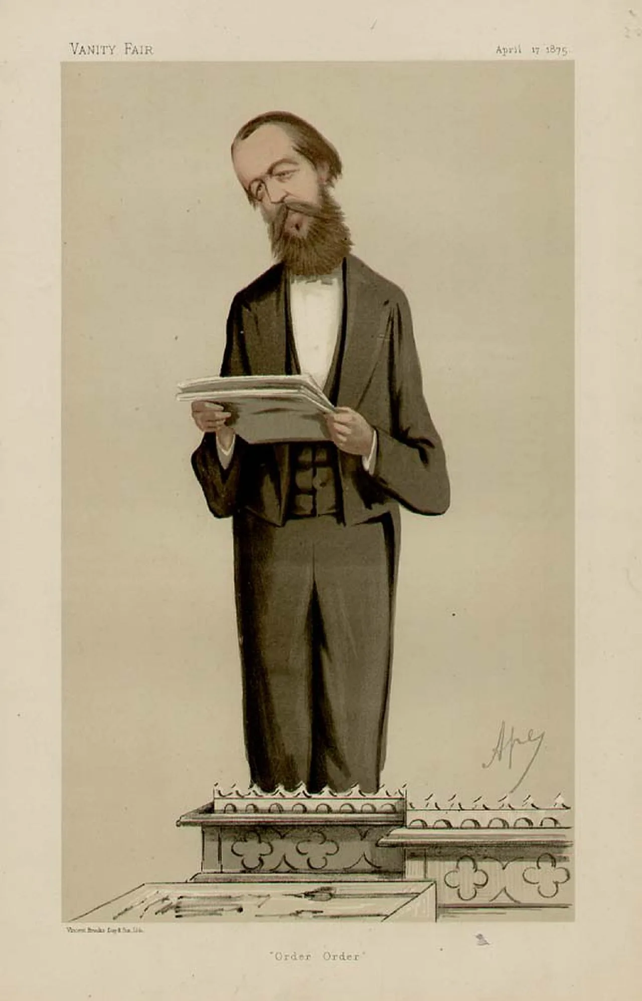 Porträt von Henry Cecil Raikes (1838–1891) – Gedenkseite