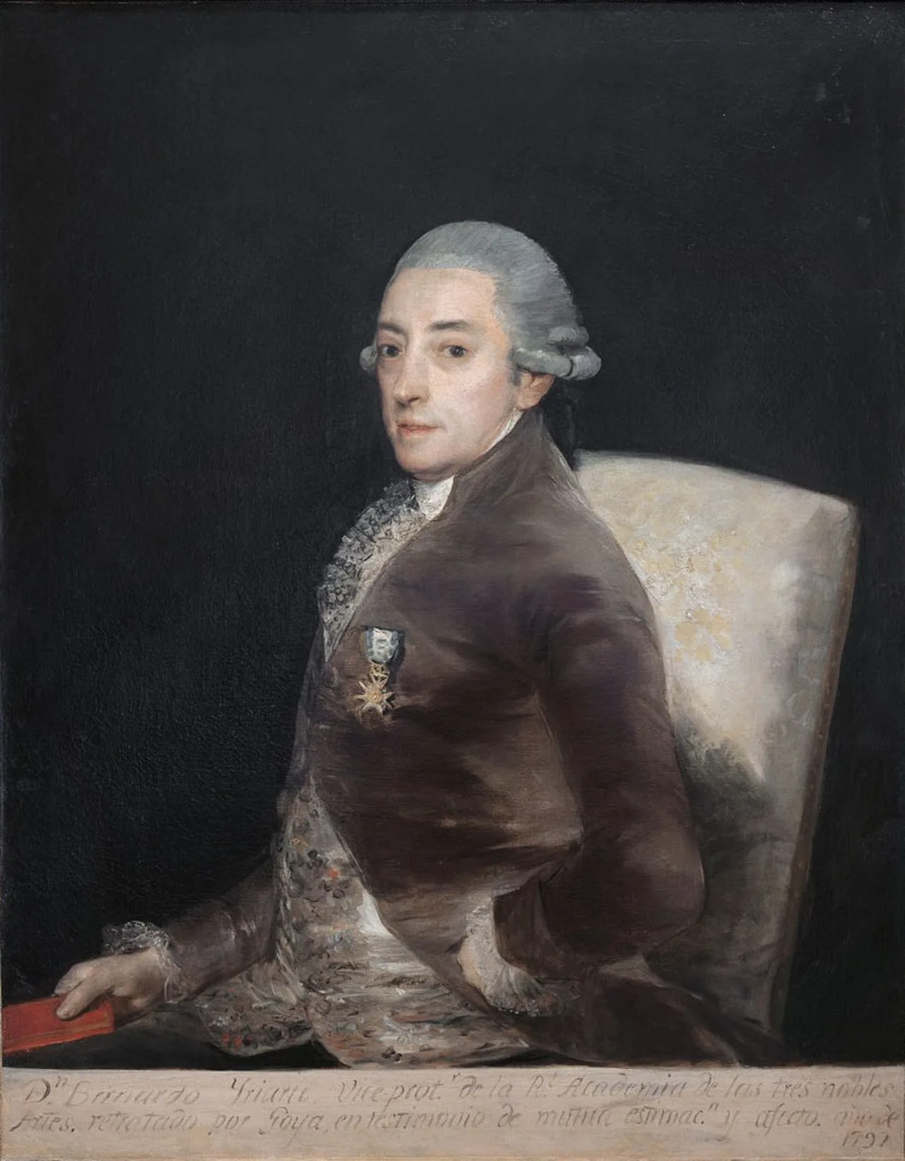 Porträt von Bernardo de Iriarte (1735–1814) – Gedenkseite