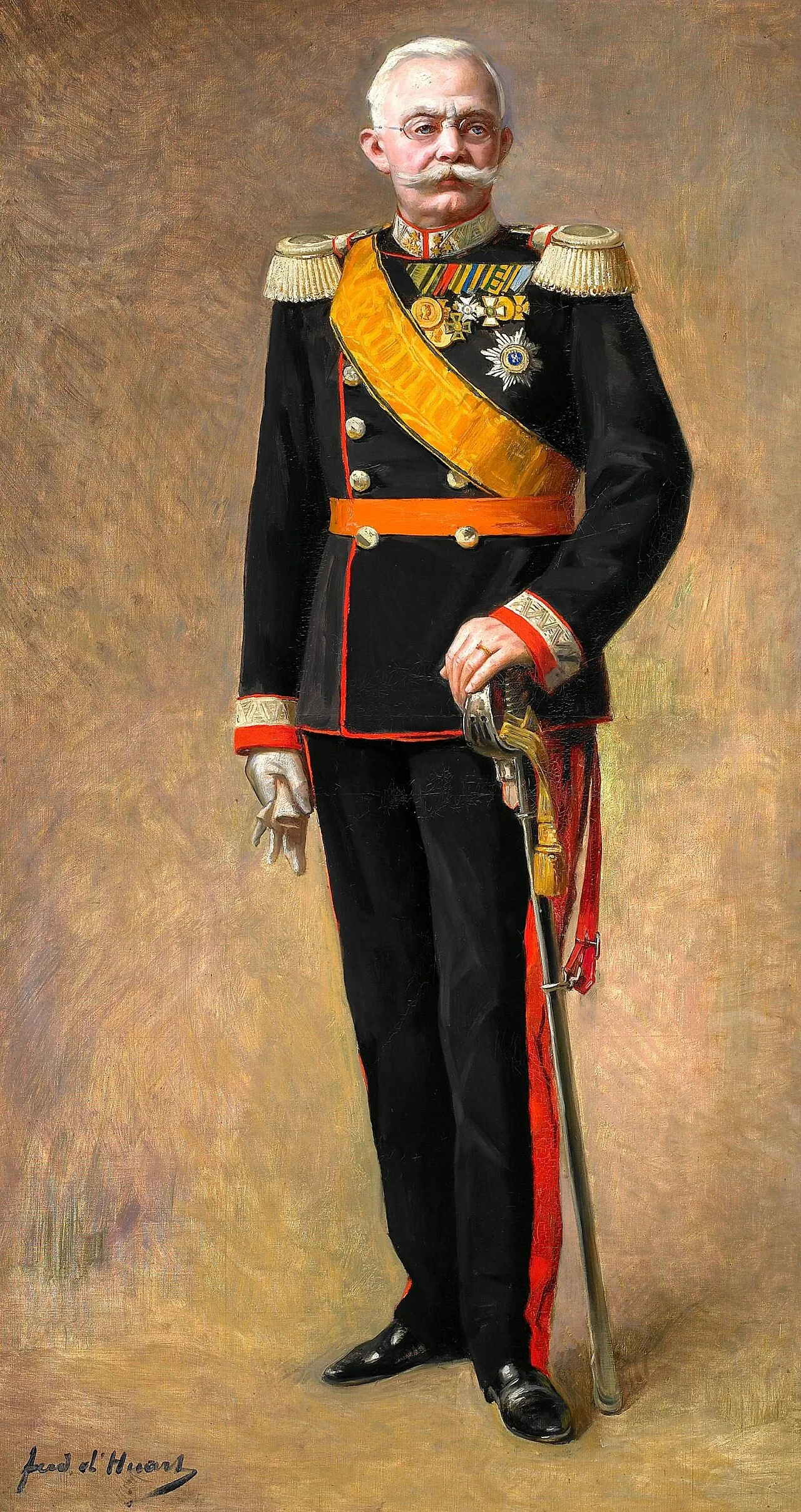 Porträt von Adolph I. (1817–1905) – Gedenkseite