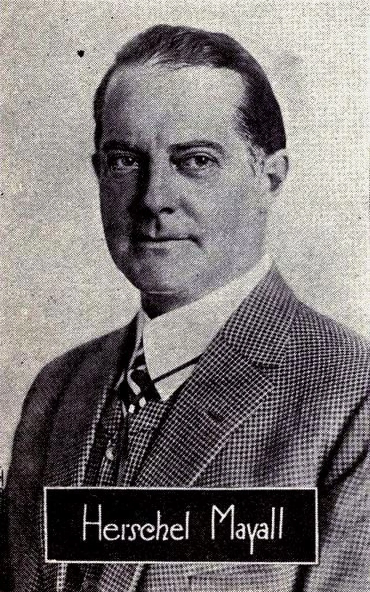 Porträt von Herschel Mayall (1863–1941) – Gedenkseite
