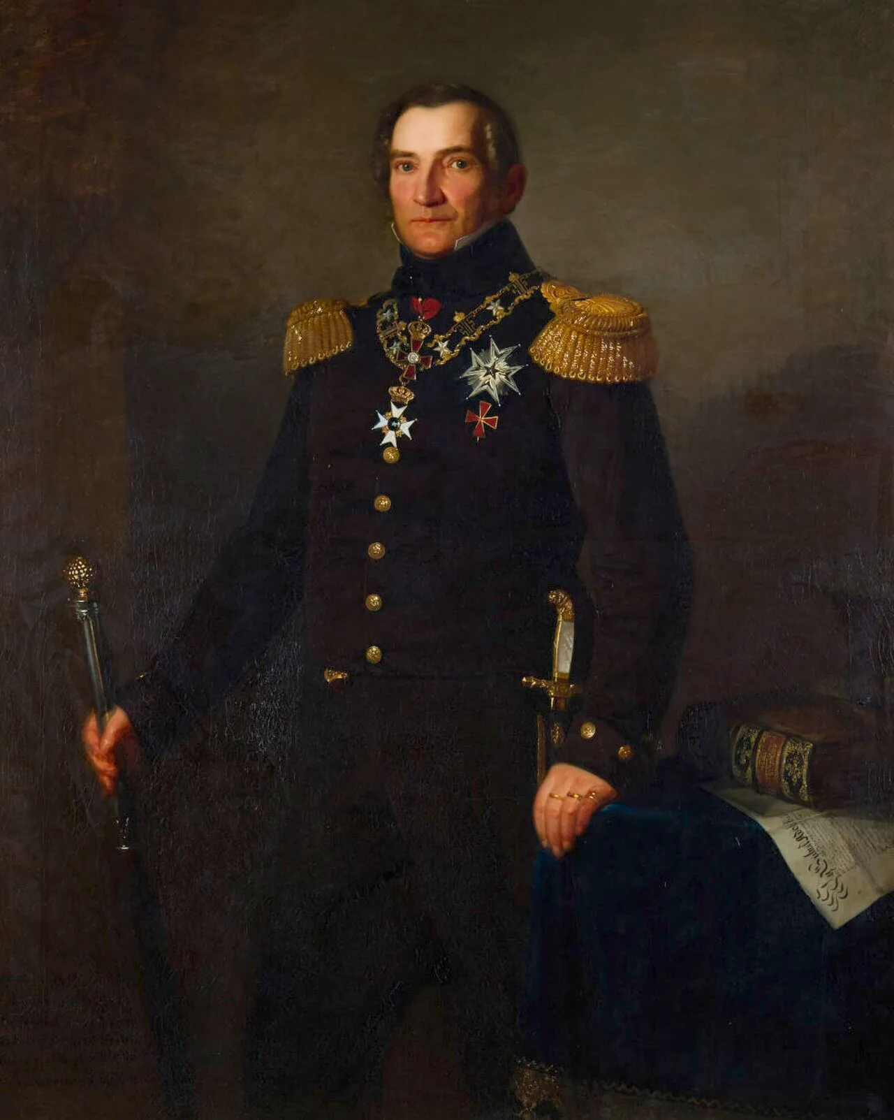 Porträt von Lars Herman Gyllenhaal (1790–1858) – Gedenkseite