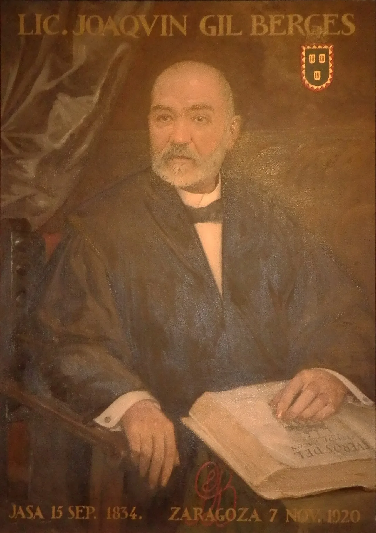 Portrait of Joaquín Gil Berges (1834–1920) – memorial page