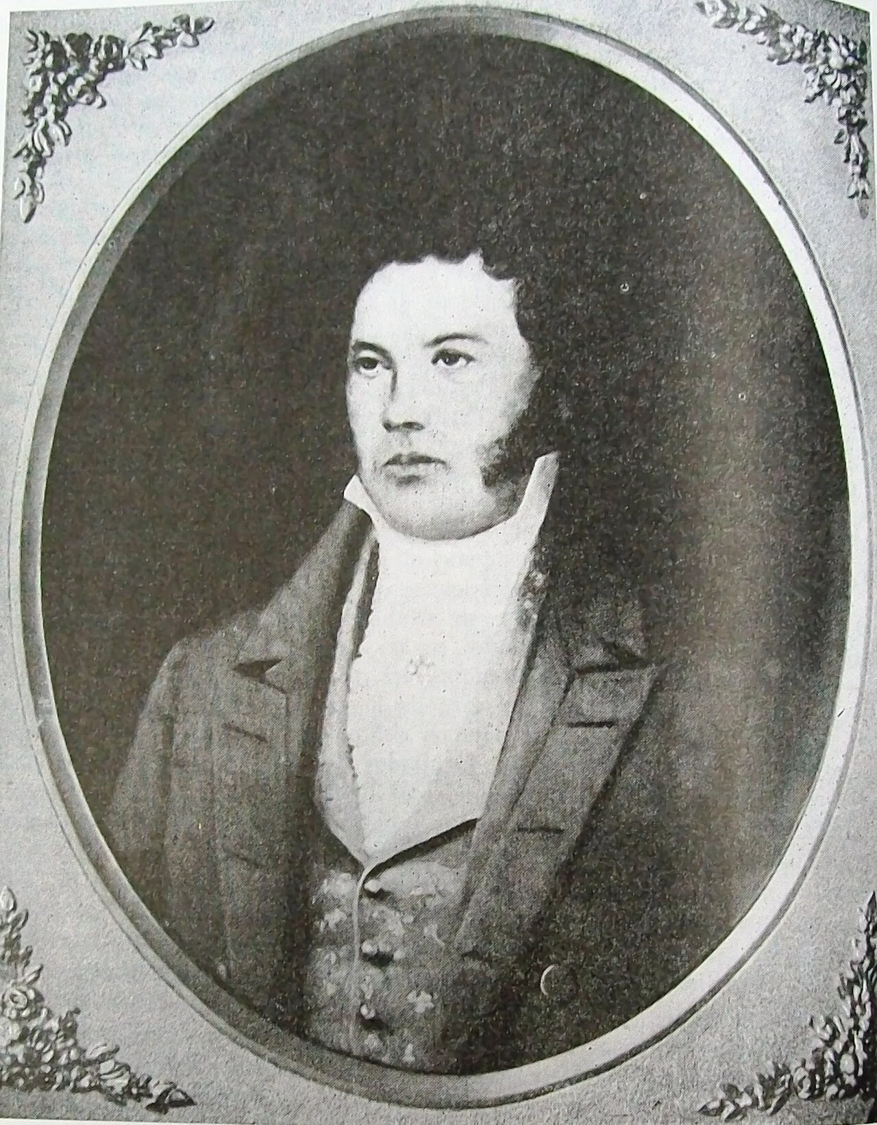 Porträt von Joaquín de Achával (1795–1844) – Gedenkseite