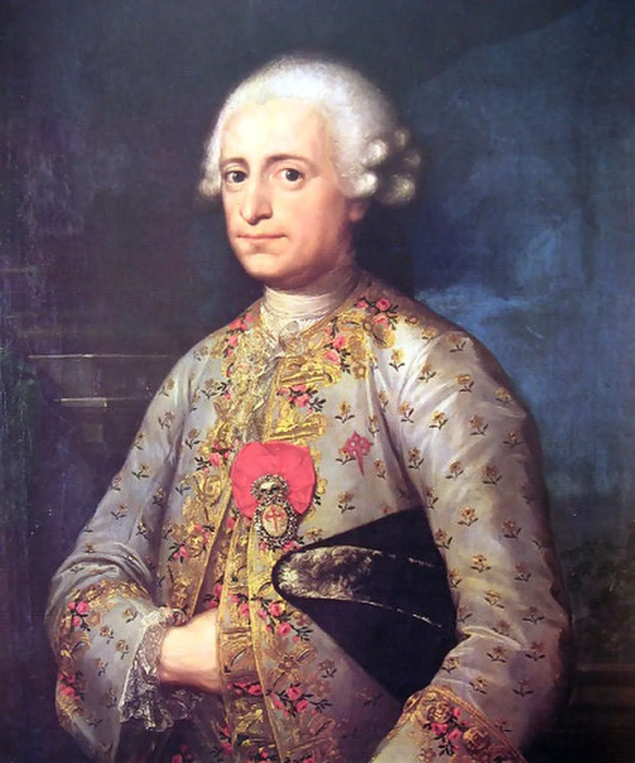 Porträt von José Joaquín de Silva-Bazán (1734–1802) – Gedenkseite