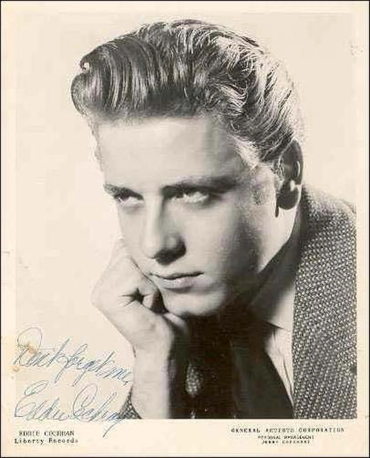 Porträt von Eddie Cochran (1938–1960) – Gedenkseite
