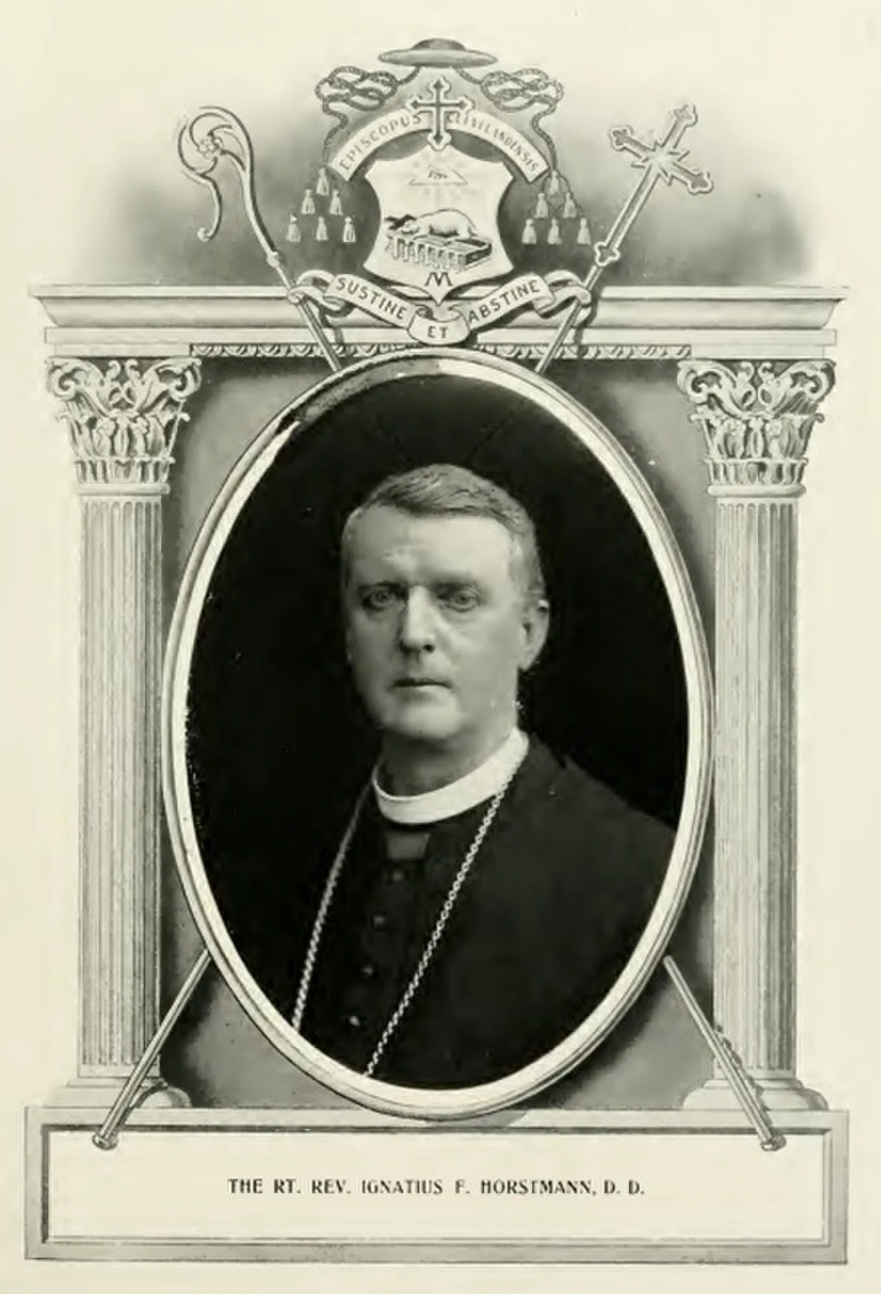 Porträt von Ignatius Frederick Horstmann (1840–1908) – Gedenkseite