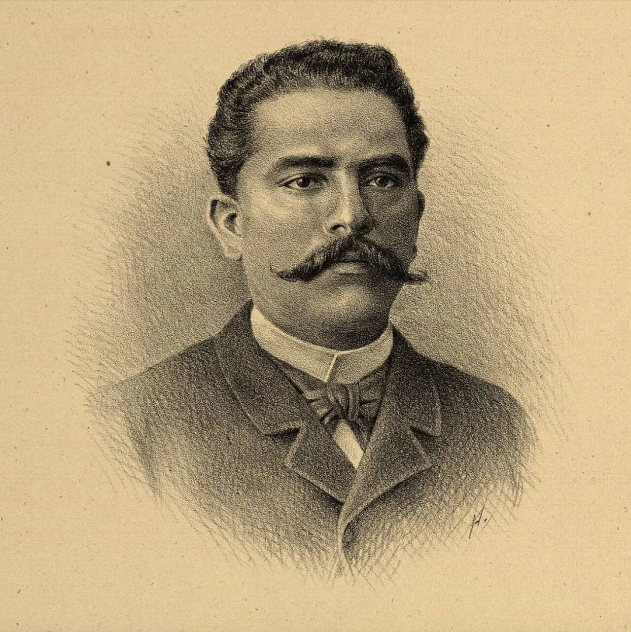 Porträt von Marcelo León (1846–1897) – Gedenkseite