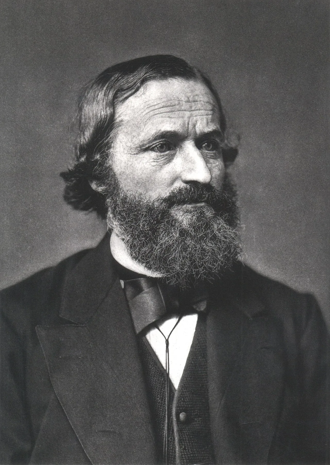Portrait of Gustav Robert Kirchhoff (1824–1887) – memorial page