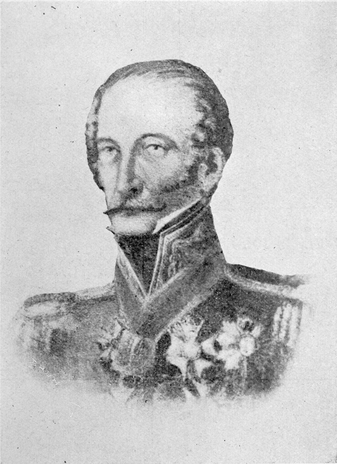 Porträt von Carlos Frederico Lecor, Viscount of Laguna (1764–1836) – Gedenkseite