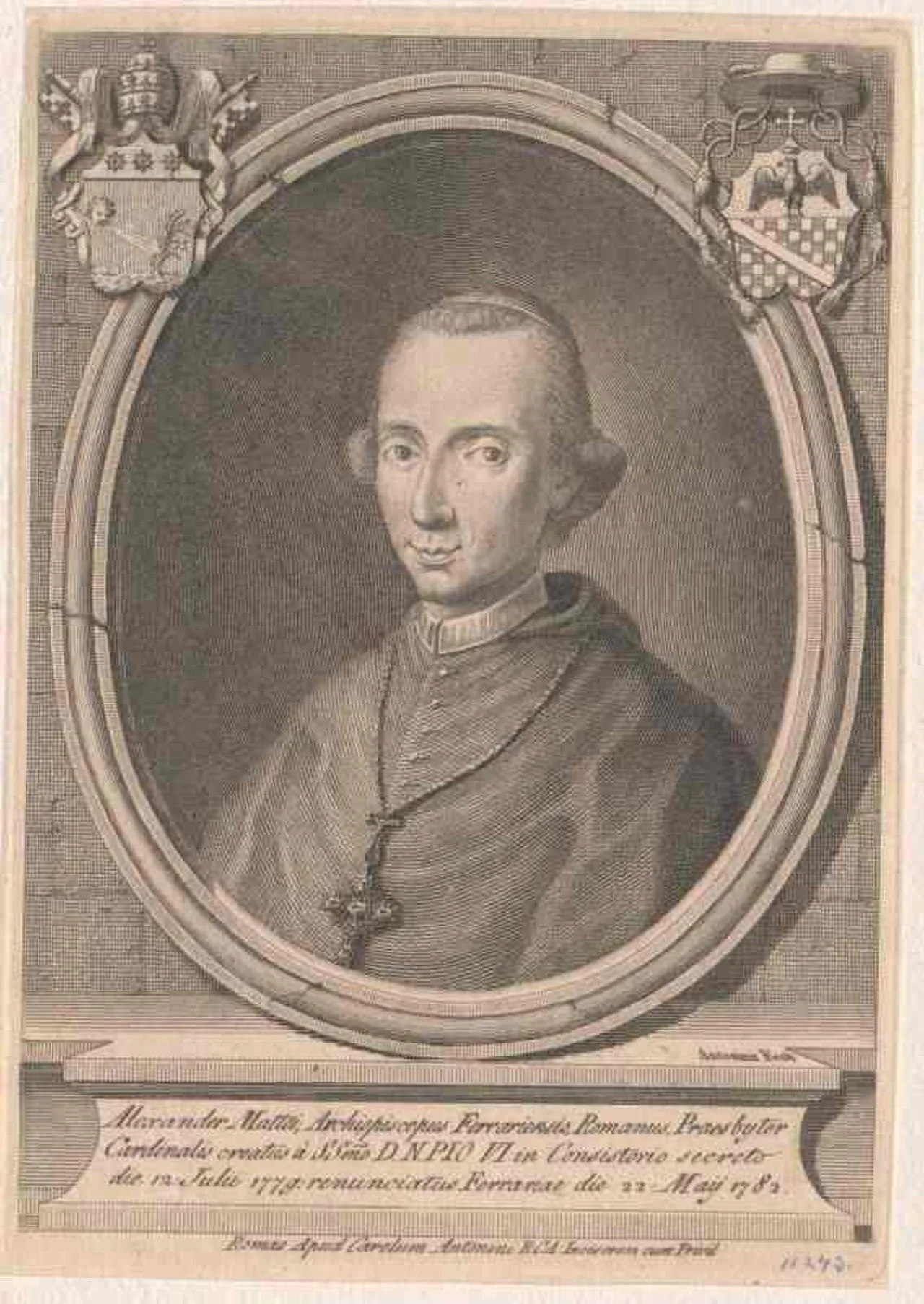 Portrait of Alessandro Mattei (1744–1820) – memorial page