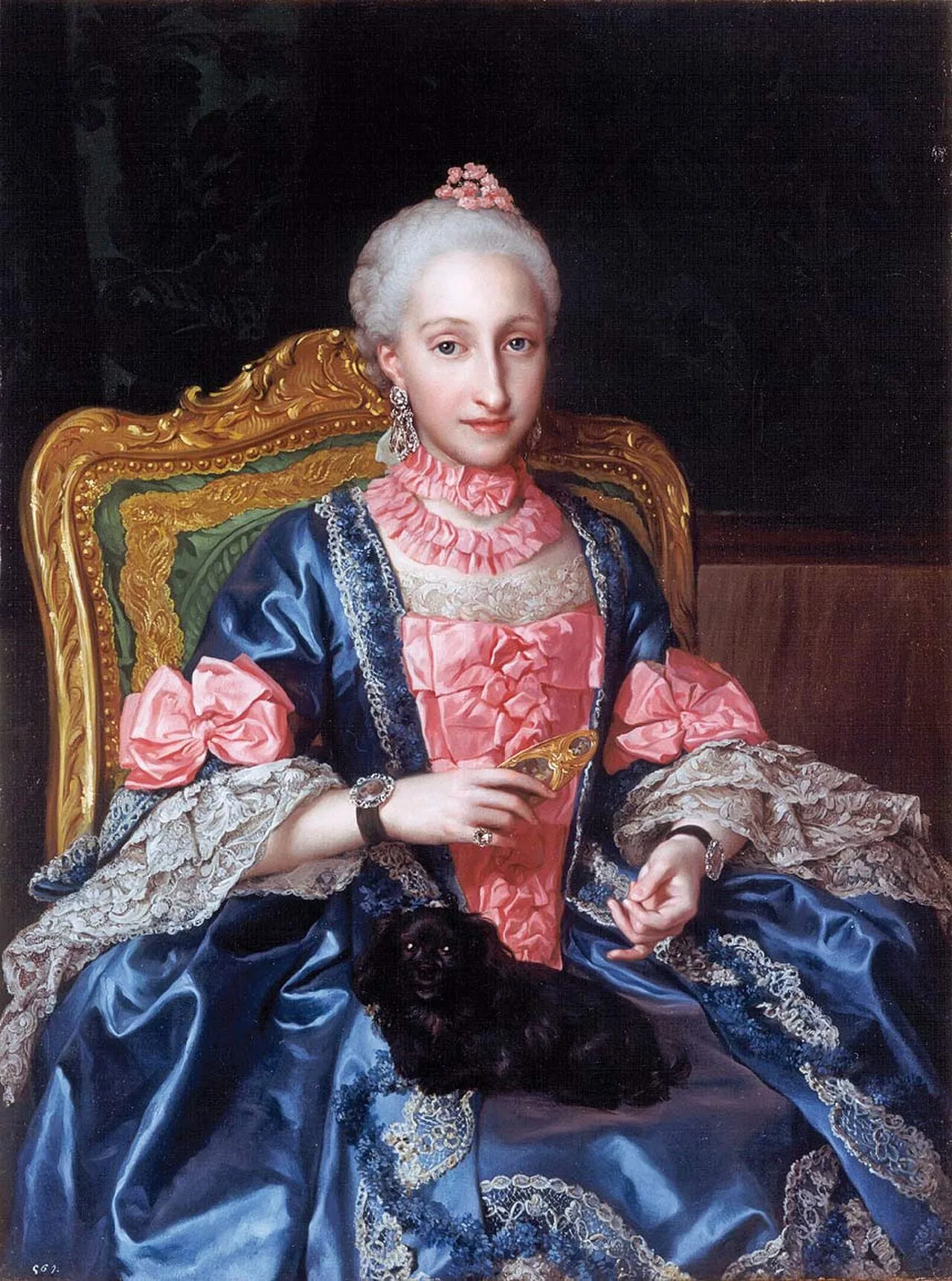 Porträt von Maria Josefa Carmela von Spanien (1744–1801) – Gedenkseite