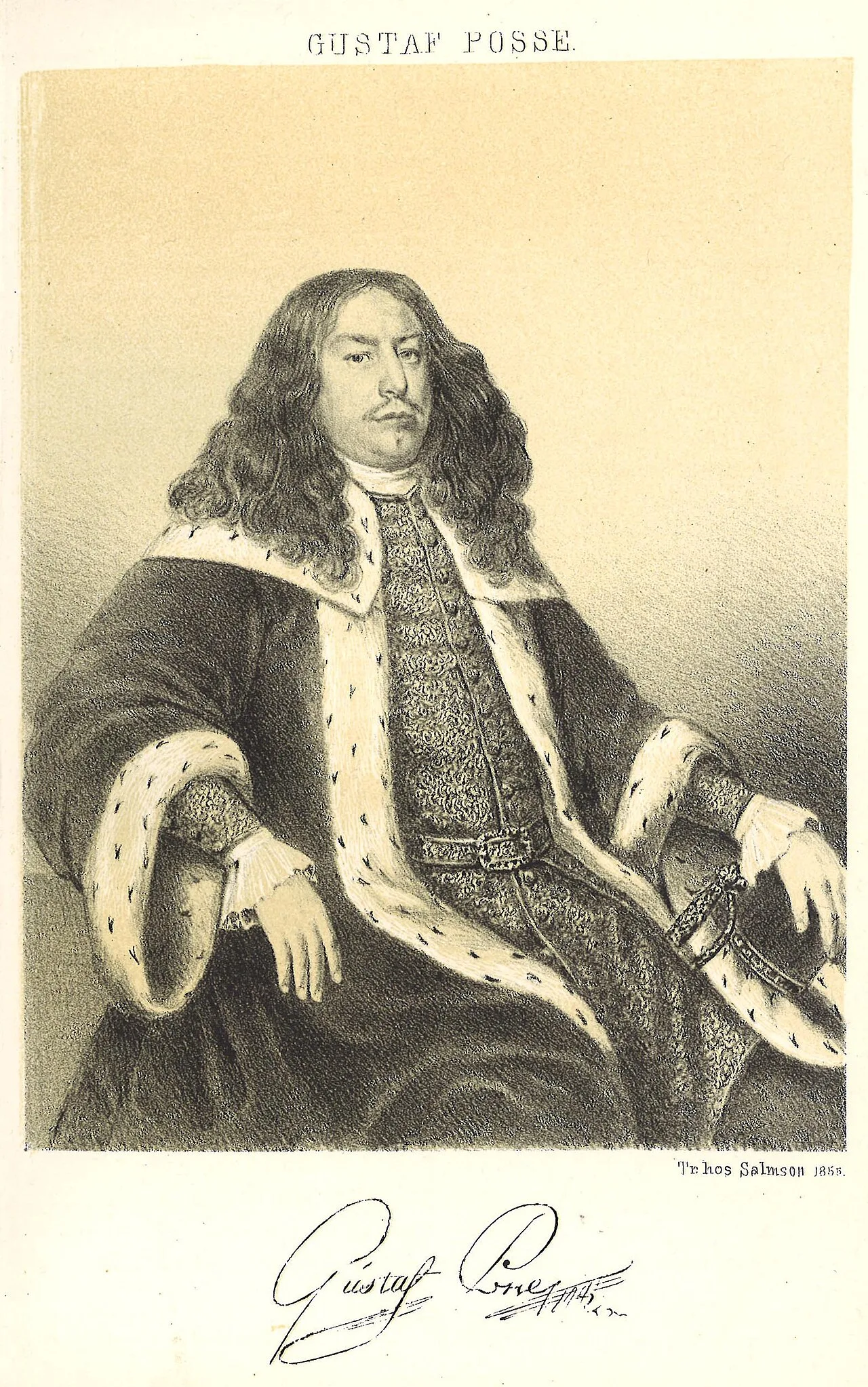 Porträt von Gustaf Knutsson Posse (1626–1676) – Gedenkseite
