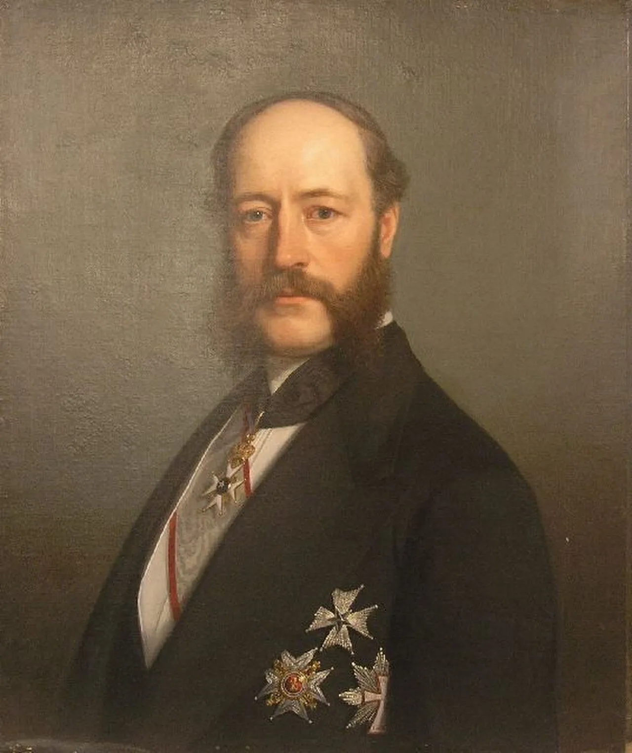 Porträt von Adolf Wilhelm Roos (1824–1895) – Gedenkseite