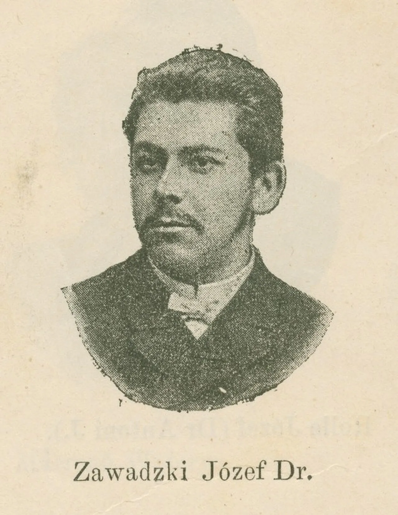 Porträt von Józef Zawadzki (1865–1937) – Gedenkseite