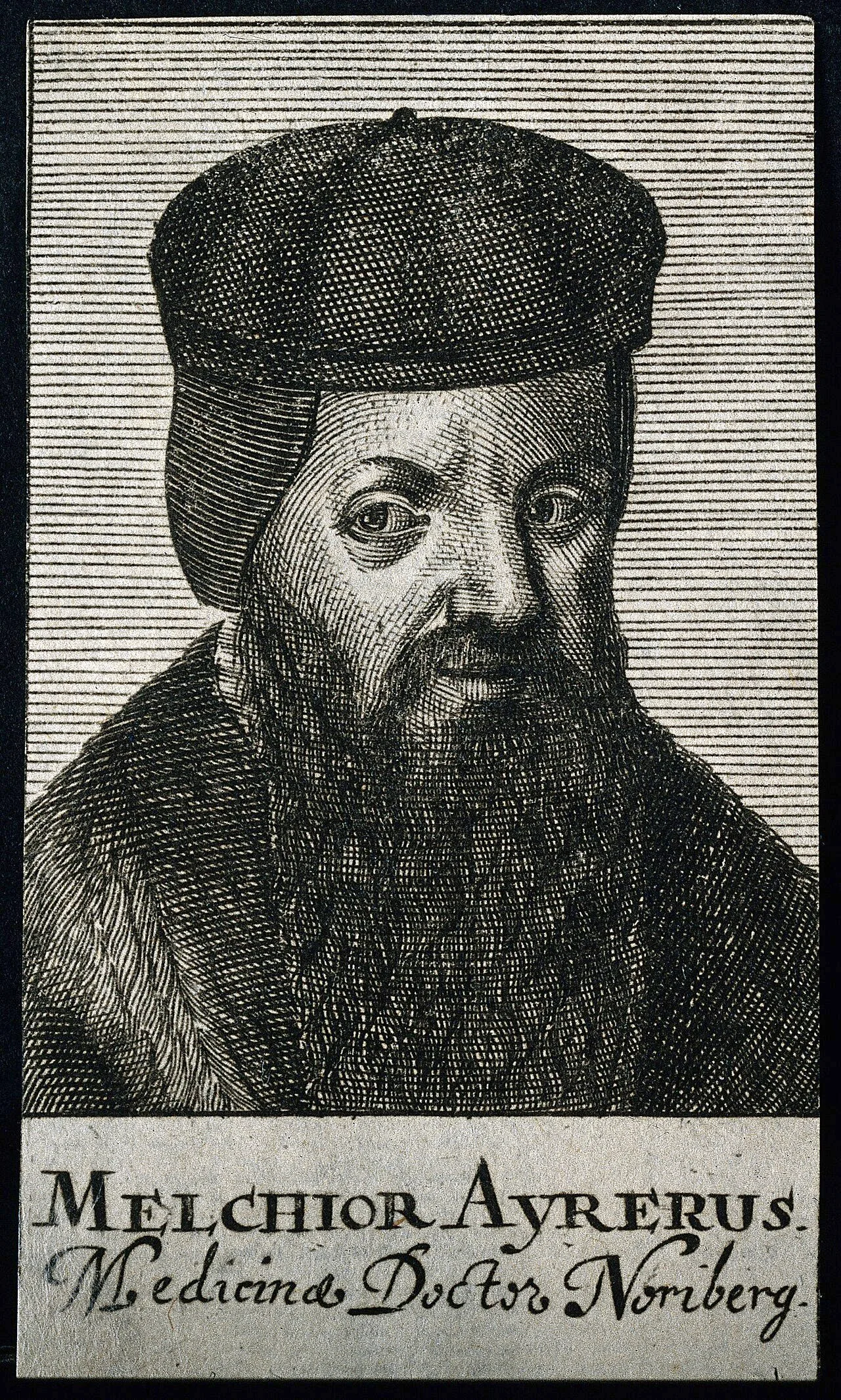Porträt von Melchior Ayrer (1520–1579) – Gedenkseite