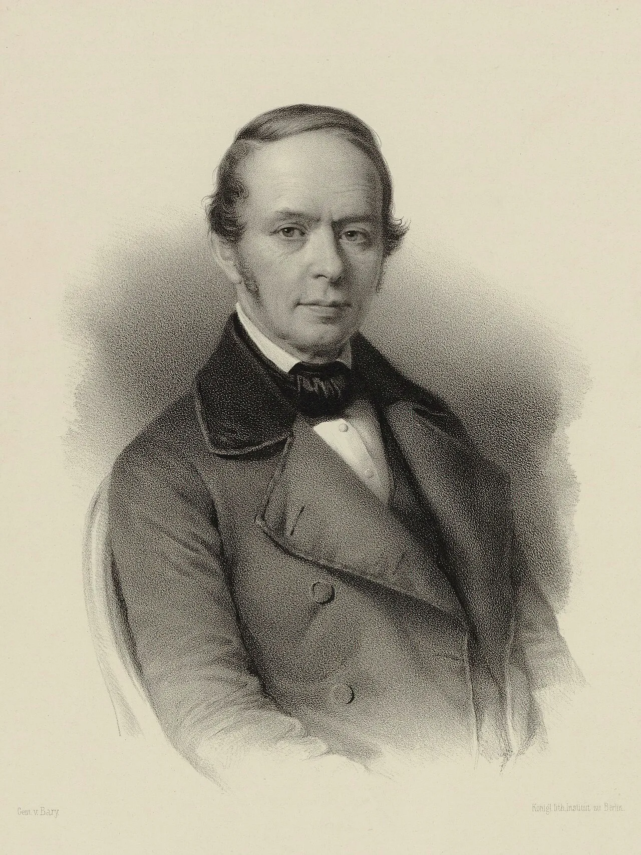 Portrait of Moritz Hauptmann (1792–1868) – memorial page