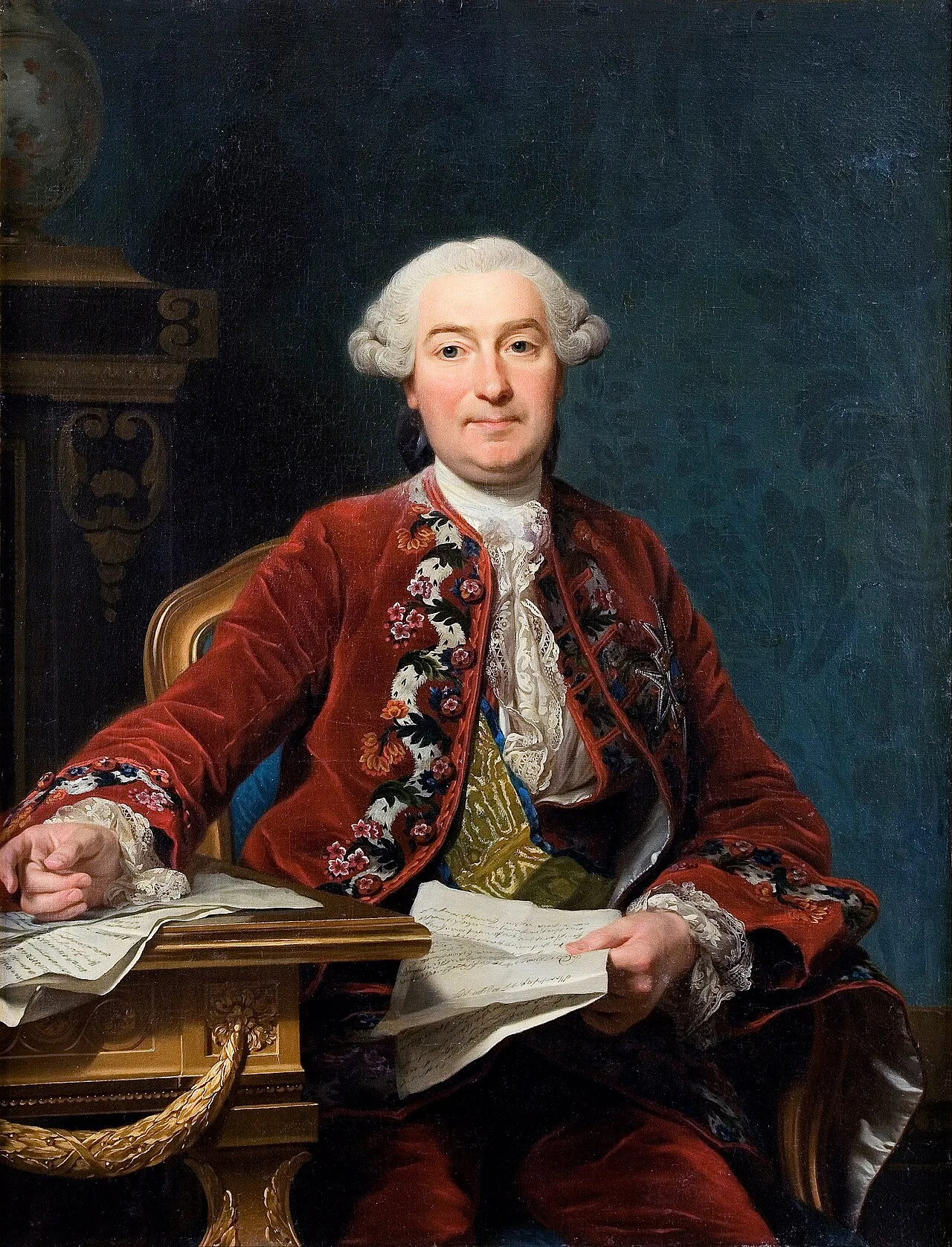 Portrait of Ulrik Scheffer (1716–1799) – memorial page