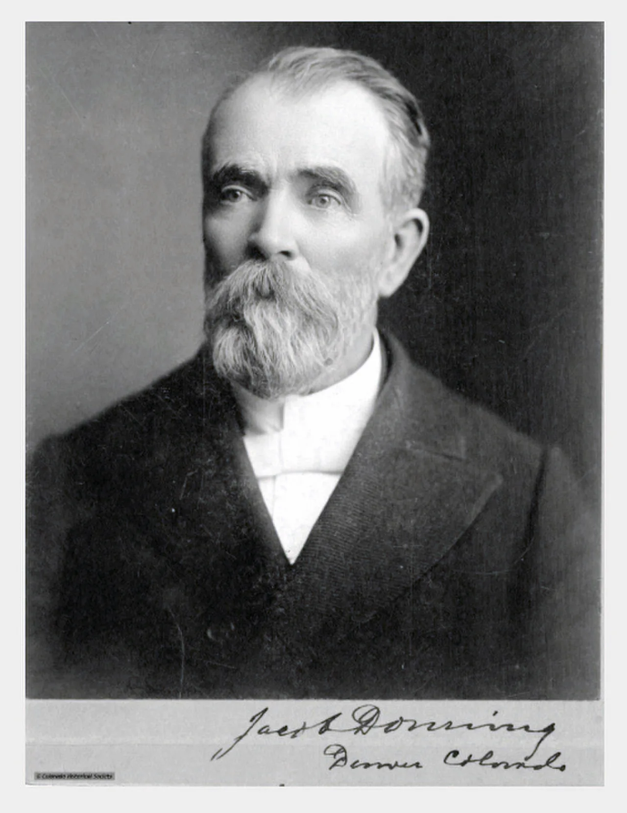 Portrait of Jacob Downing (1830–1907) – memorial page