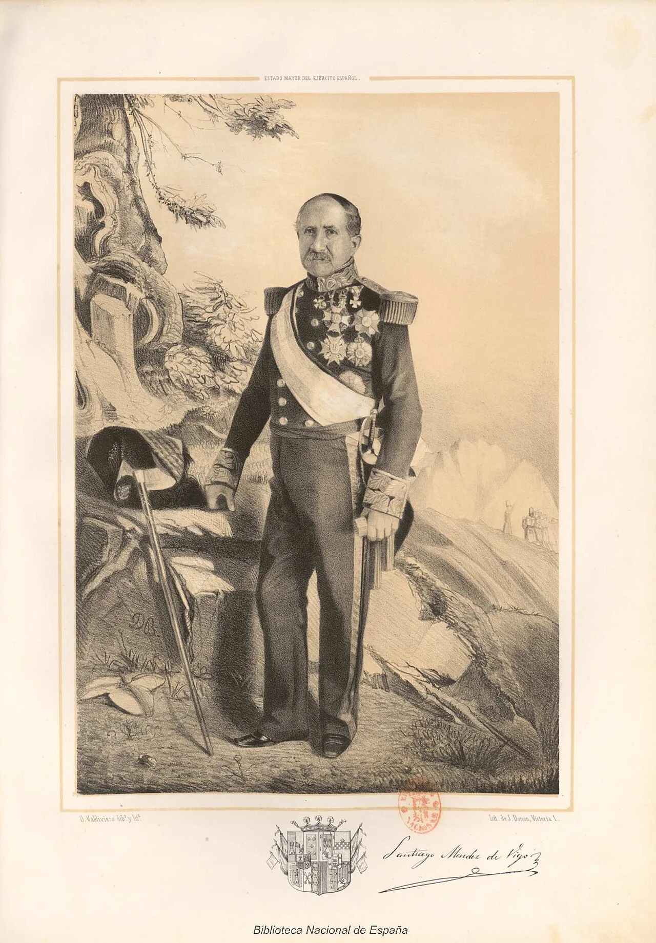 Portrait of Santiago Méndez Vigo (1790–1860) – memorial page