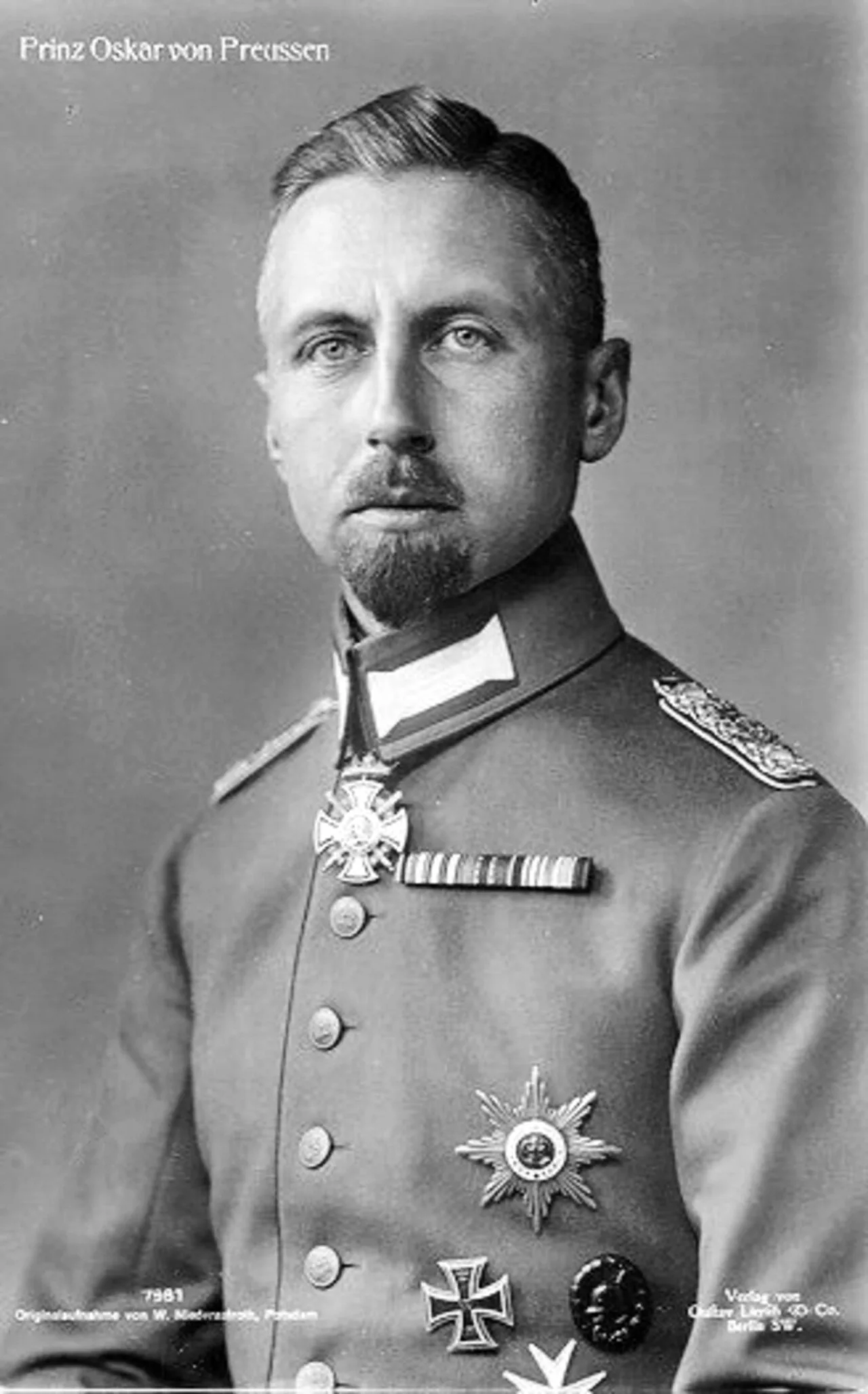Porträt von Oskar von Preußen (1888–1958) – Gedenkseite
