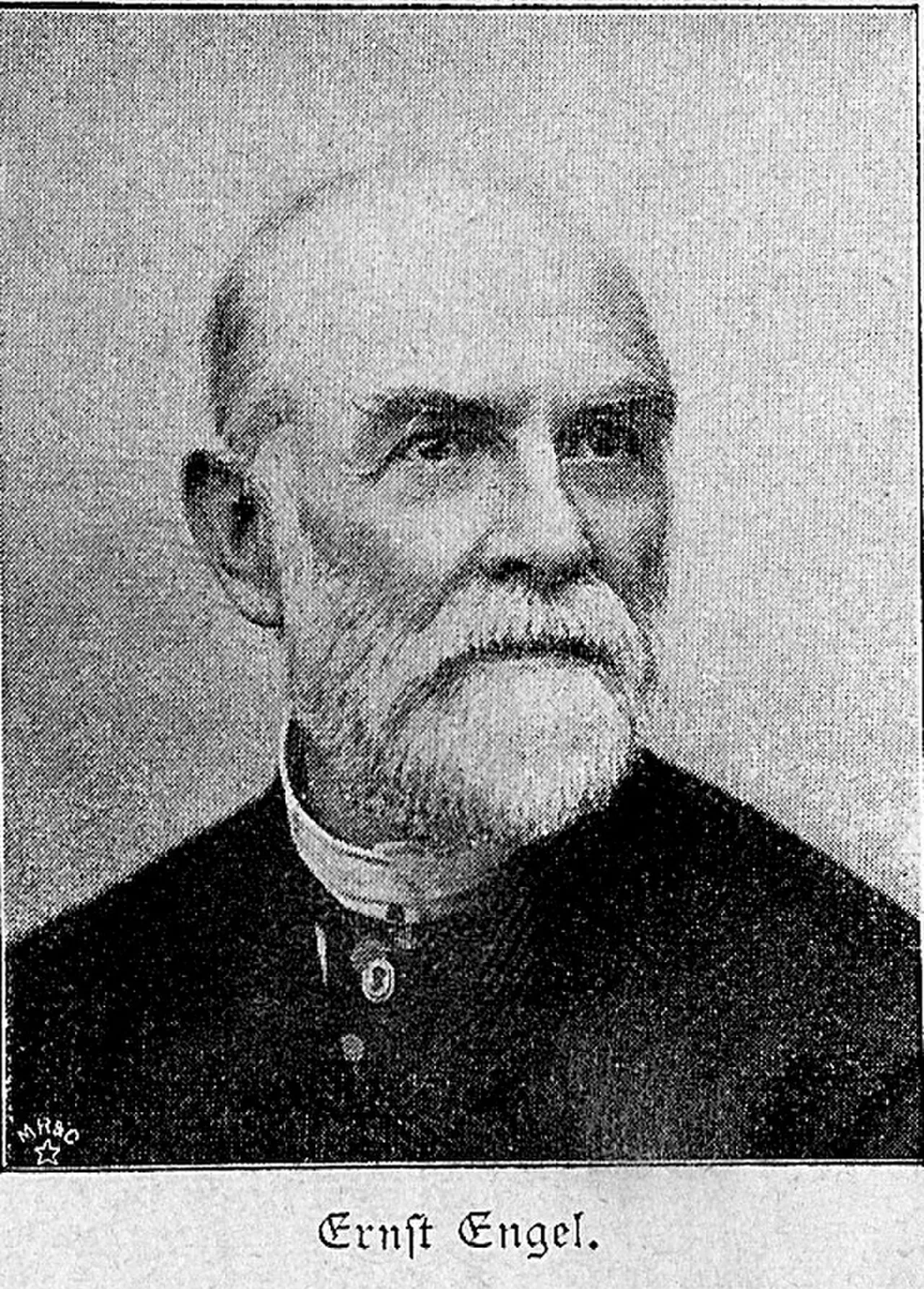 Portrait of Ernst Engel (1821–1897) – memorial page