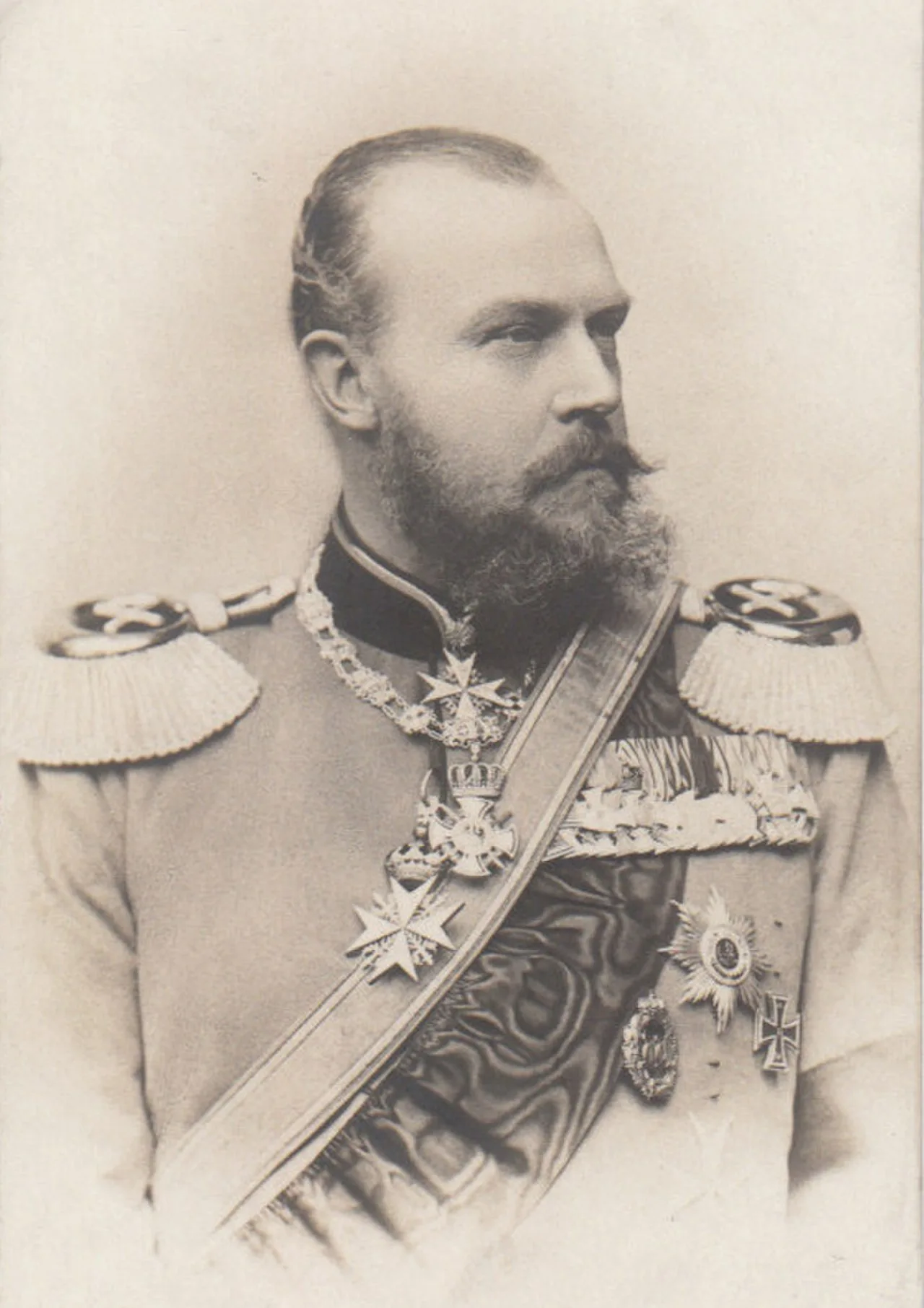 Porträt von Albrecht von Preußen (1837–1906) – Gedenkseite