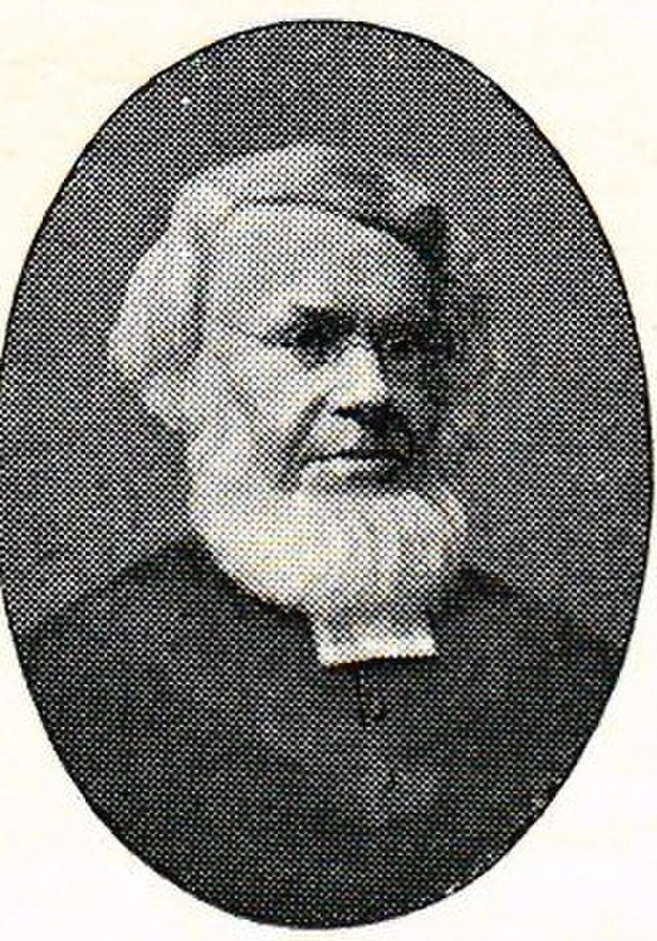 Porträt von Anders Fredrik Sondén (1807–1885) – Gedenkseite