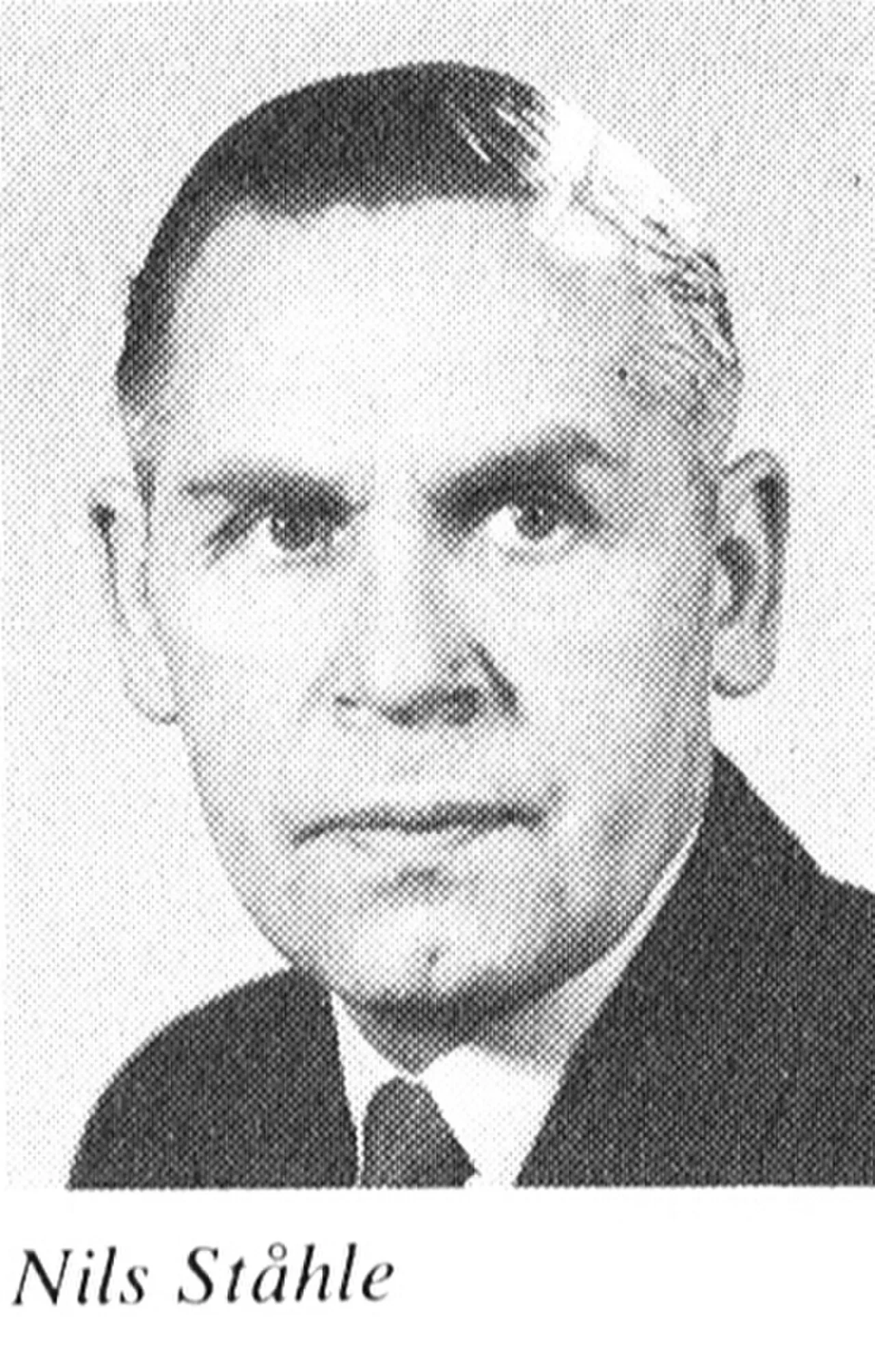 Porträt von Nils Ståhle (1901–1987) – Gedenkseite