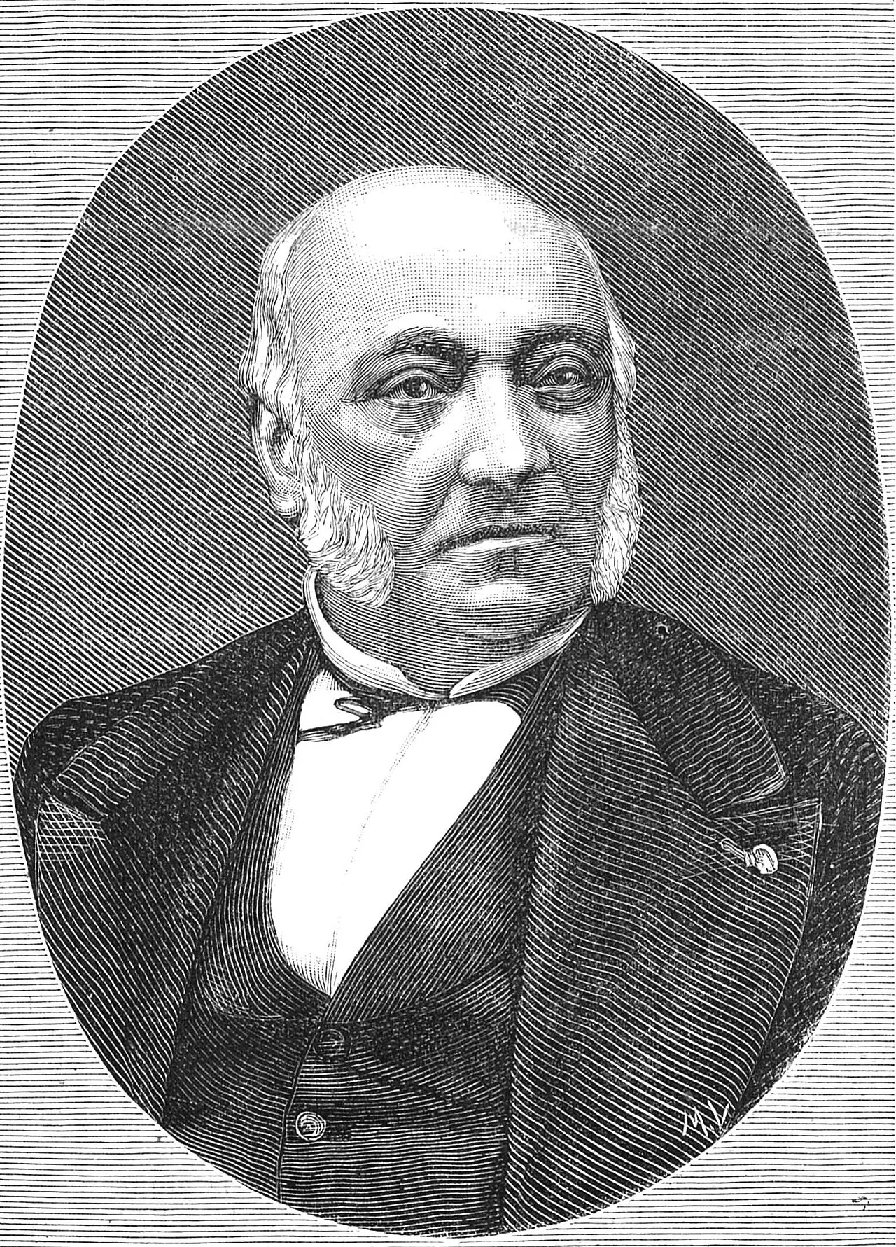 Porträt von Félix Escoffier (1803–1876) – Gedenkseite