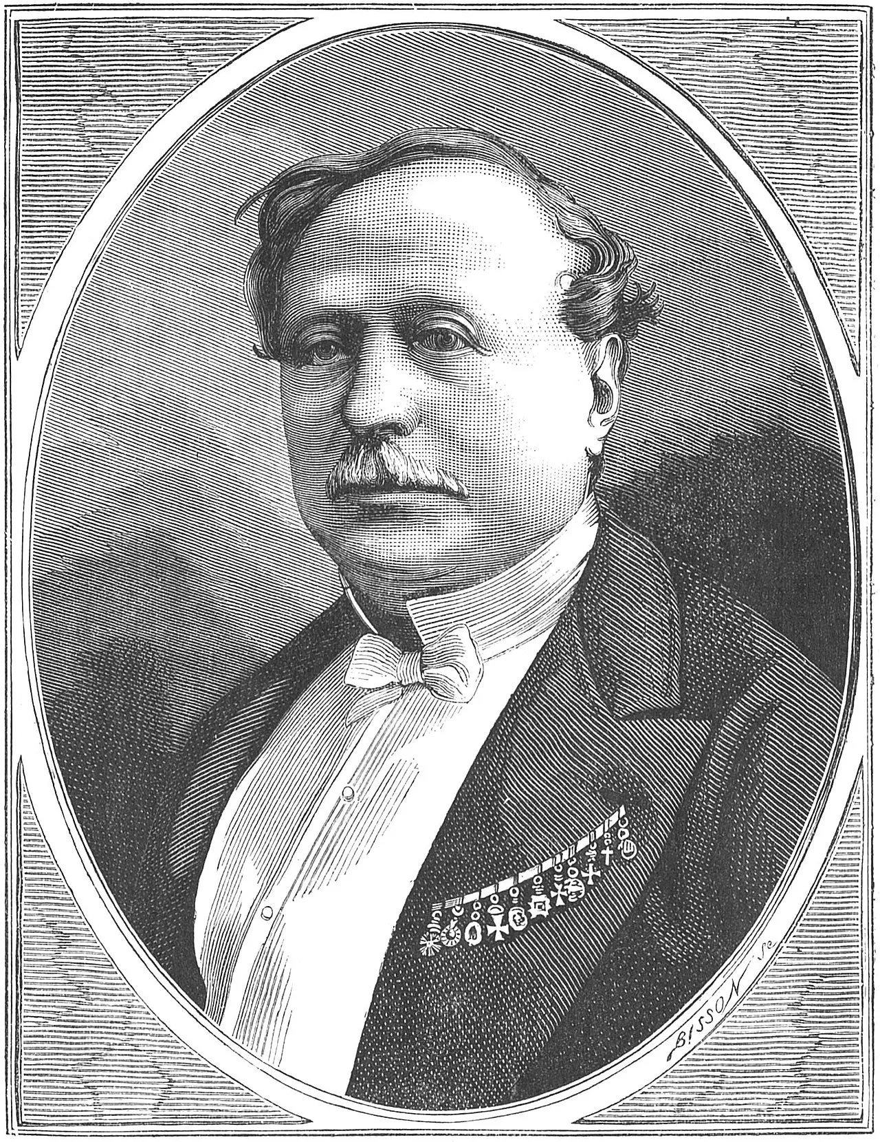 Porträt von Constantin Detouche (1810–1889) – Gedenkseite