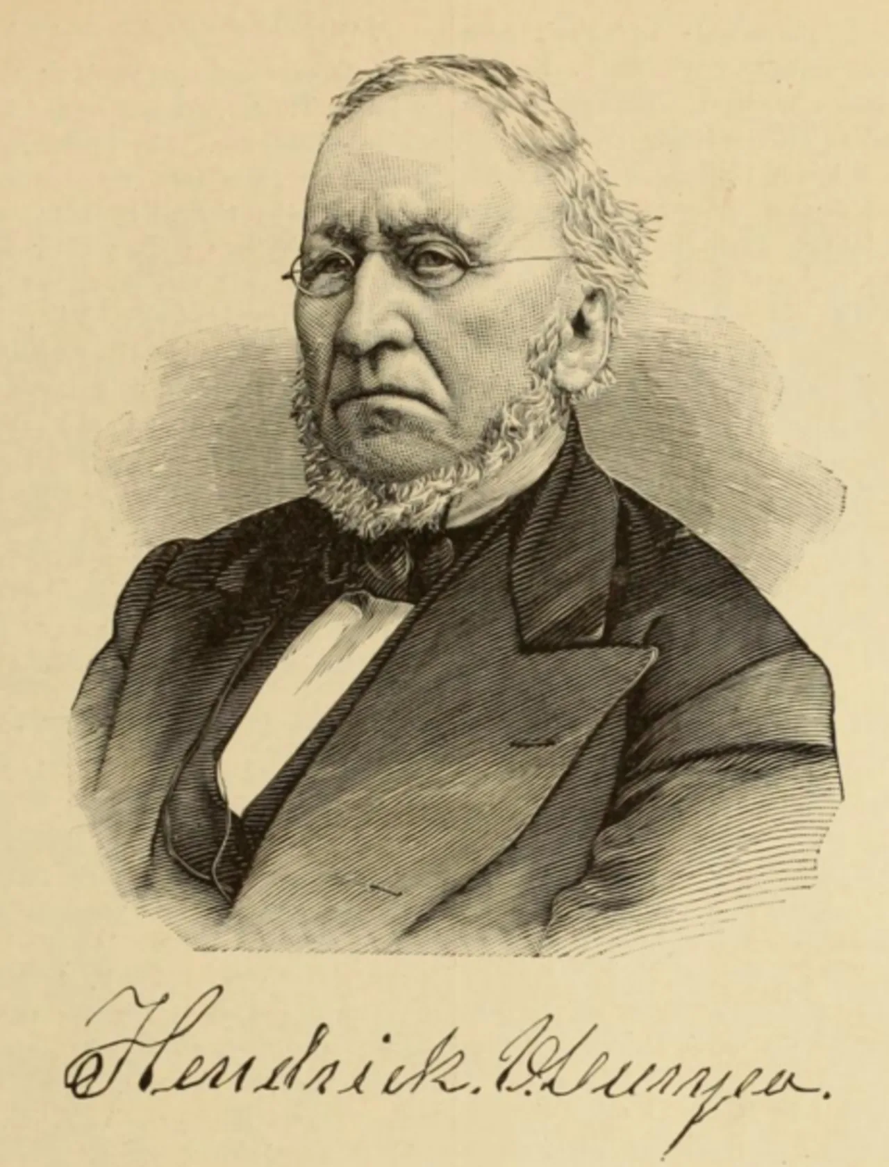 Porträt von Hendrick Vanderbilt Duryea (1799–1891) – Gedenkseite