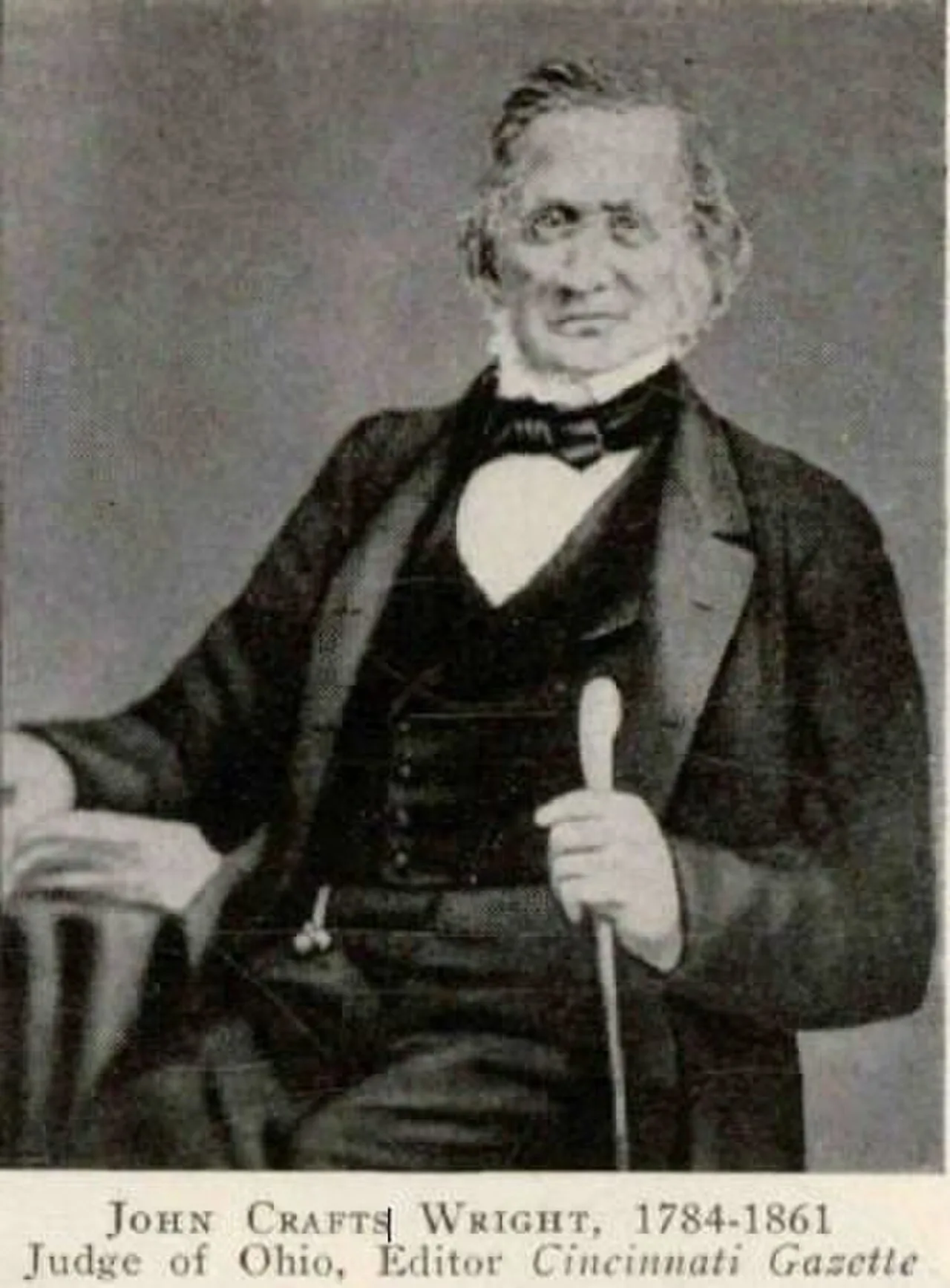 Portrait of John C. Wright (1783–1861) – memorial page