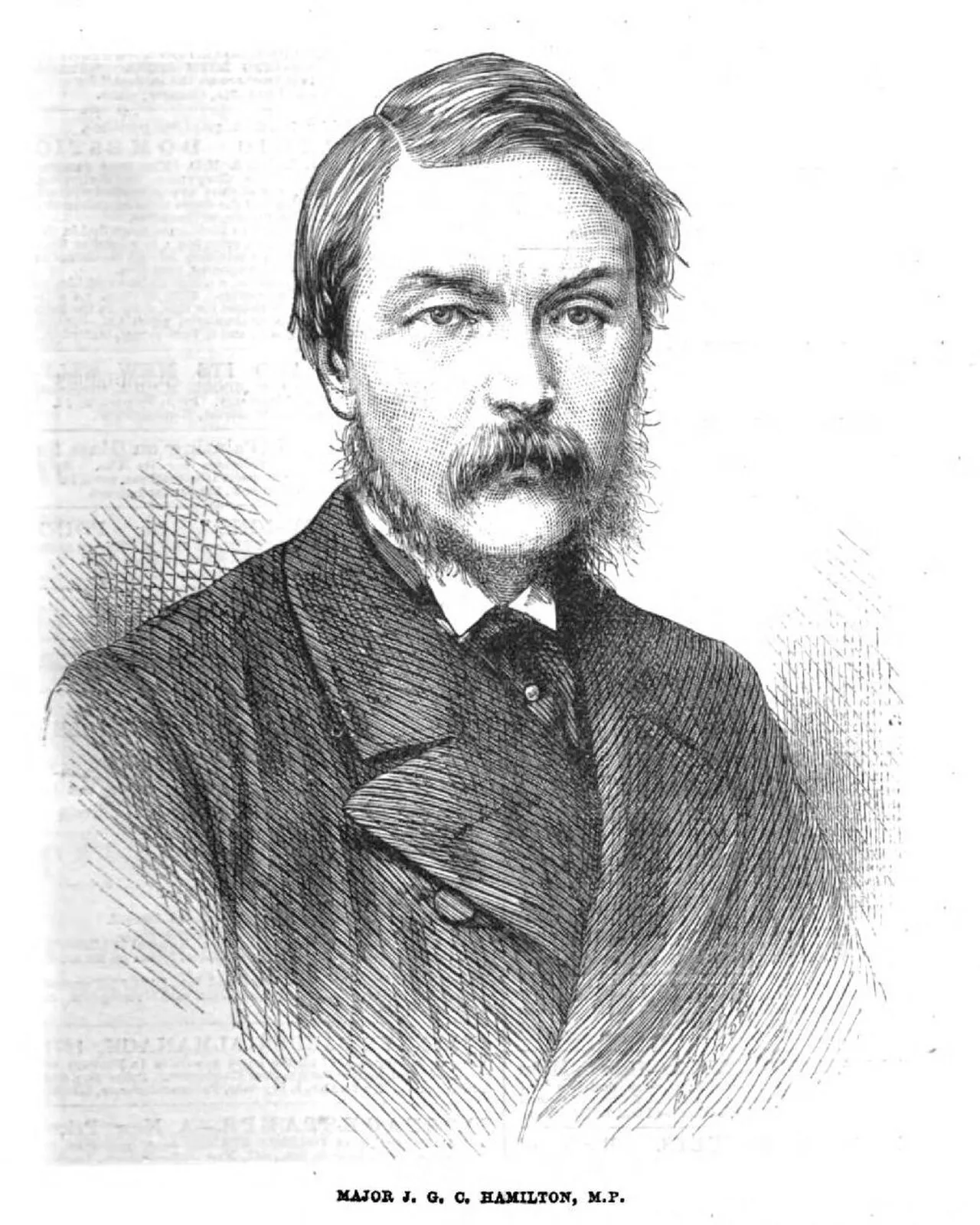 Porträt von John Hamilton, 1st Baron Hamilton of Dalzell (1829–1900) – Gedenkseite