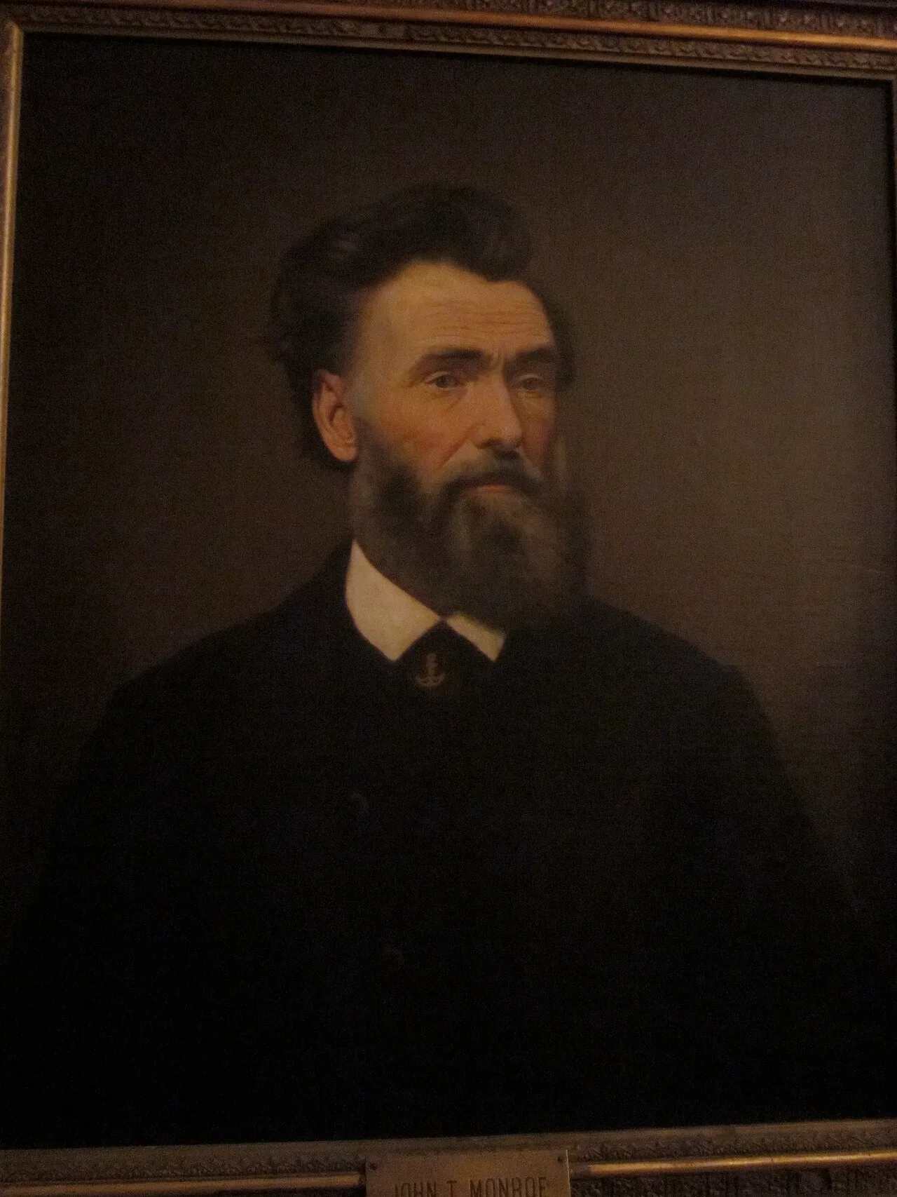 Porträt von John T. Monroe (1822–1871) – Gedenkseite