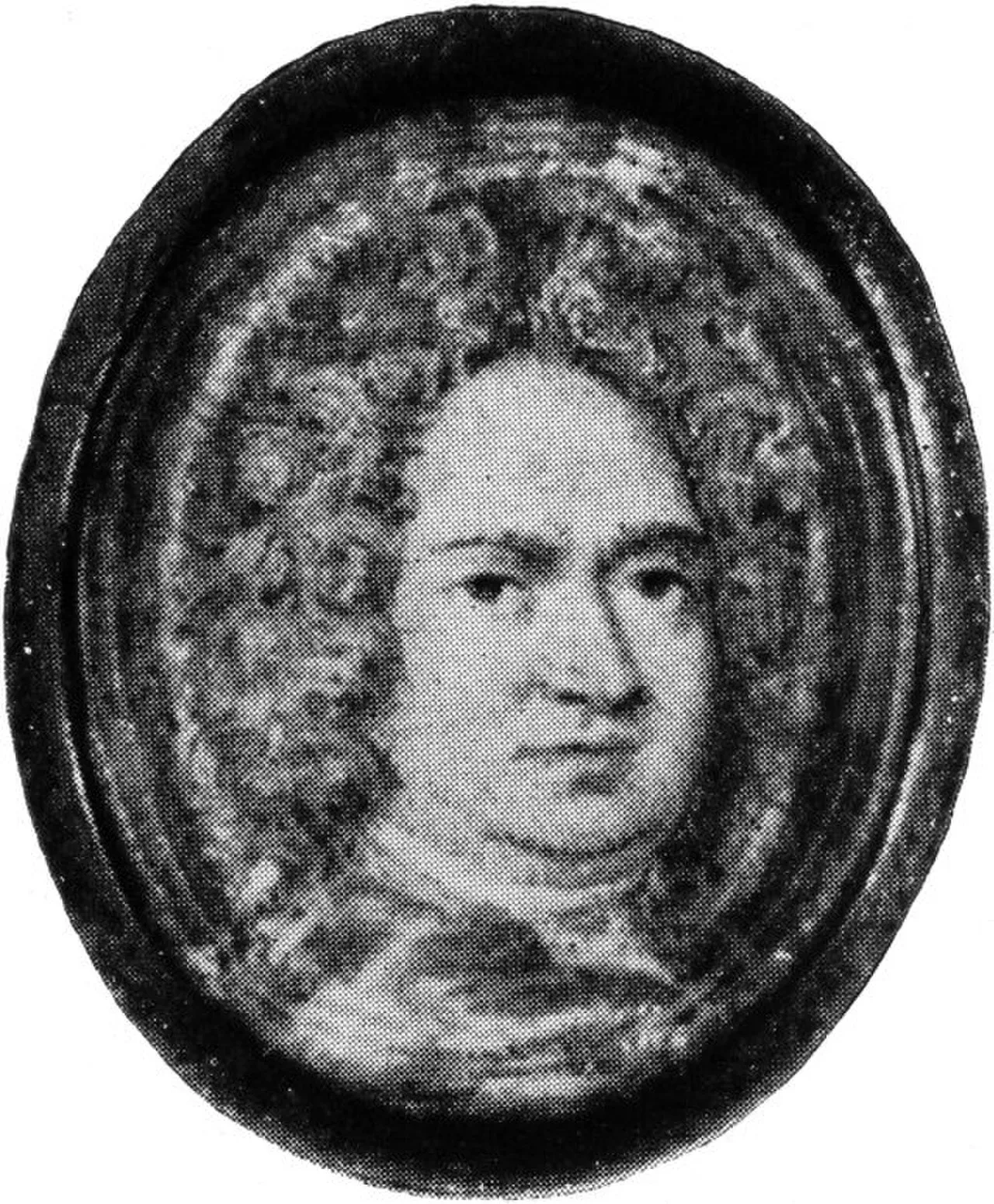 Porträt von Matthäus Daniel Pöppelmann (1662–1736) – Gedenkseite