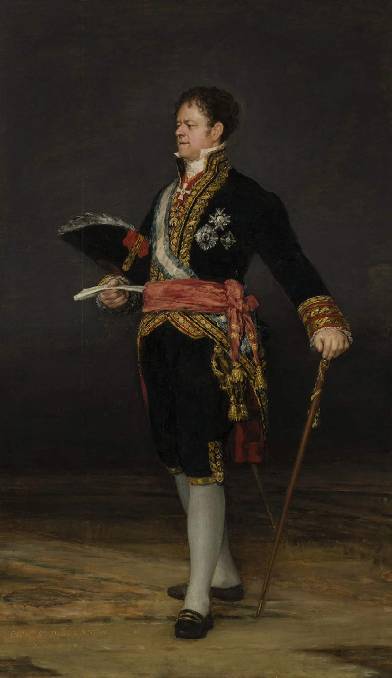 Porträt von José Miguel de Carvajal y Manrique (1771–1828) – Gedenkseite