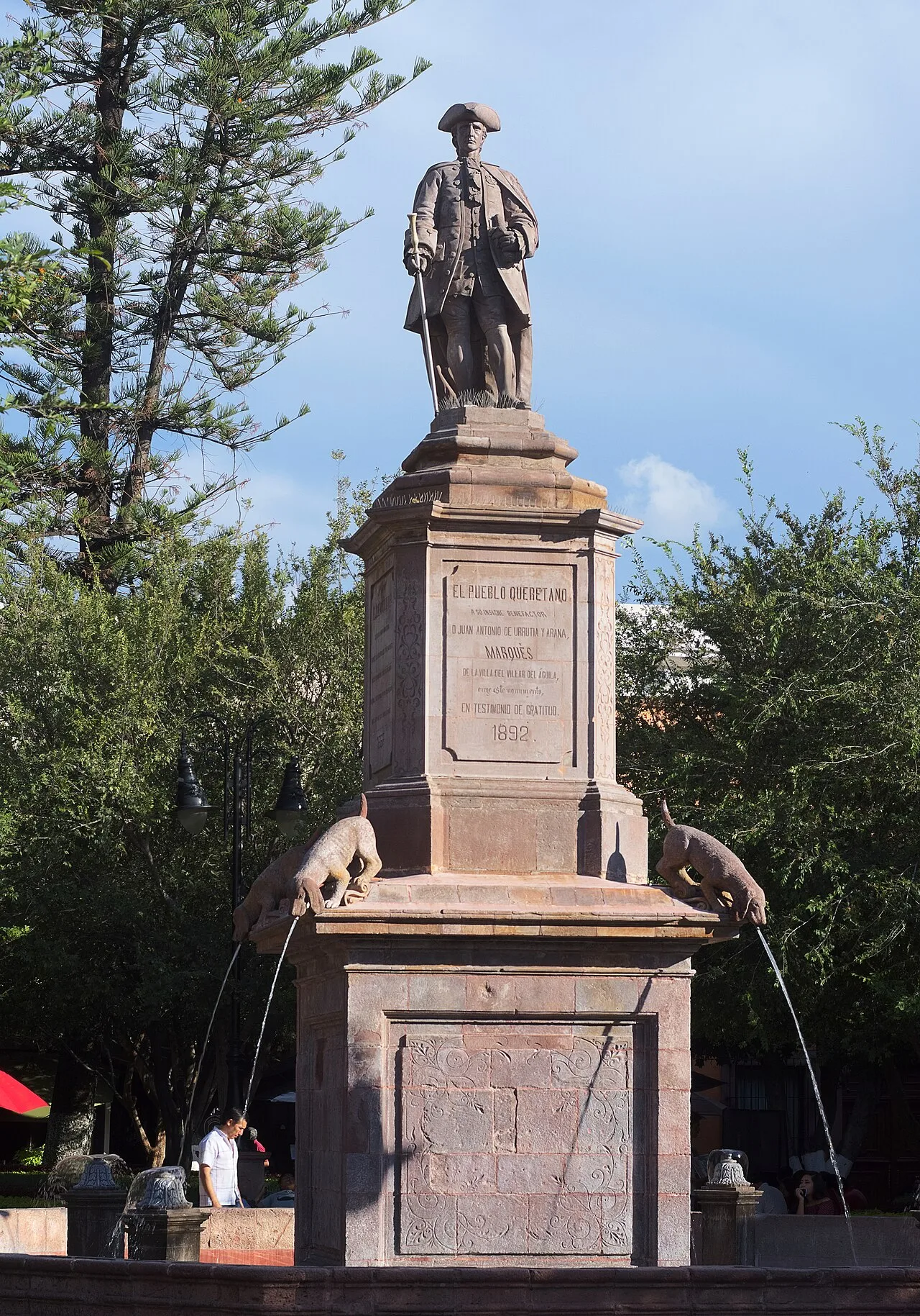 Porträt von Juan Antonio de Urrutia y Arana (1670–1743) – Gedenkseite
