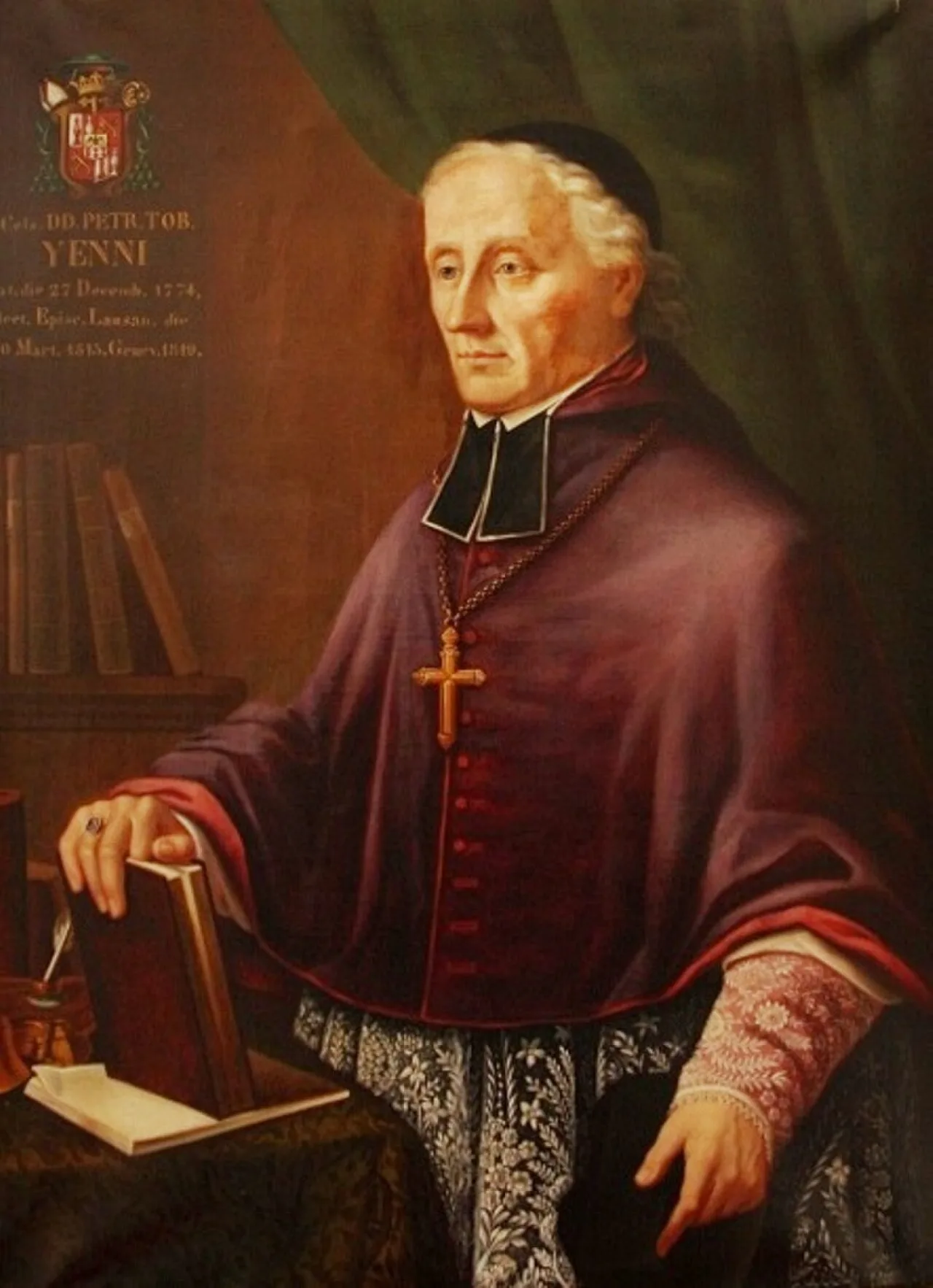Porträt von Pierre Tobie Yenni (1774–1845) – Gedenkseite