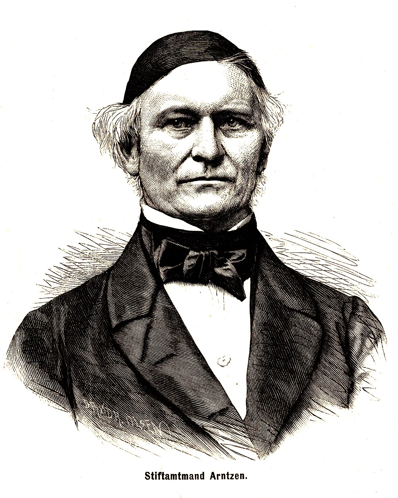 Porträt von Karelius August Arntzen (1802–1875) – Gedenkseite